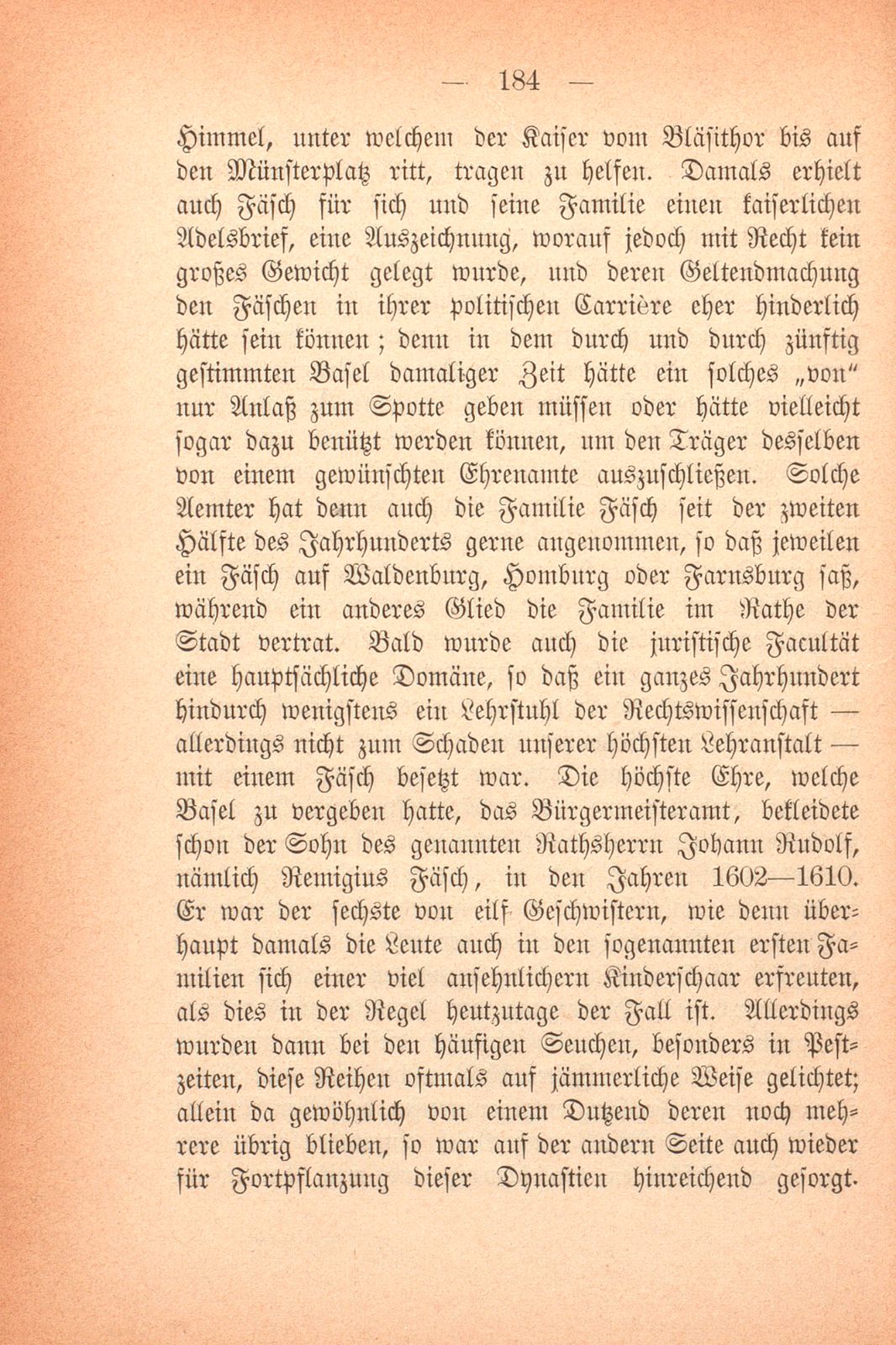 Bürgermeister Johann Rudolf Fäsch – Seite 6