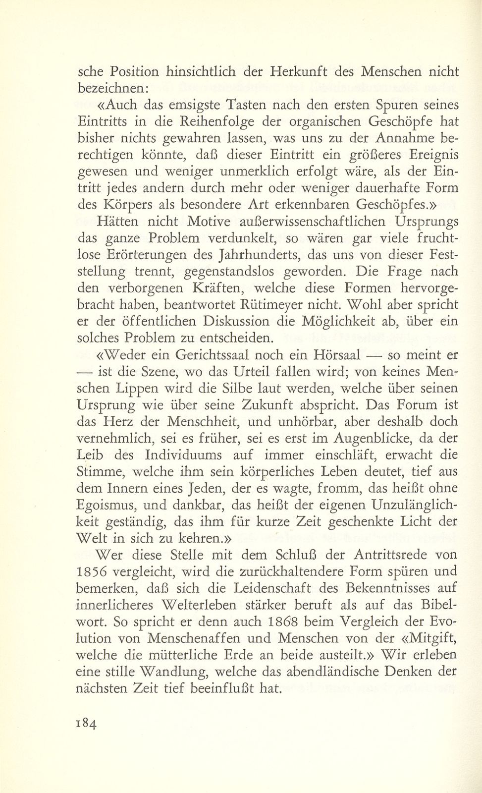 Die Frühzeit des Darwinismus im Werk Ludwig Rütimeyers – Seite 21