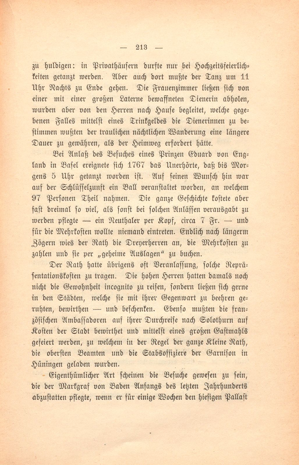 Einiges aus dem Leben zu Basel während des achtzehnten Jahrhunderts – Seite 44