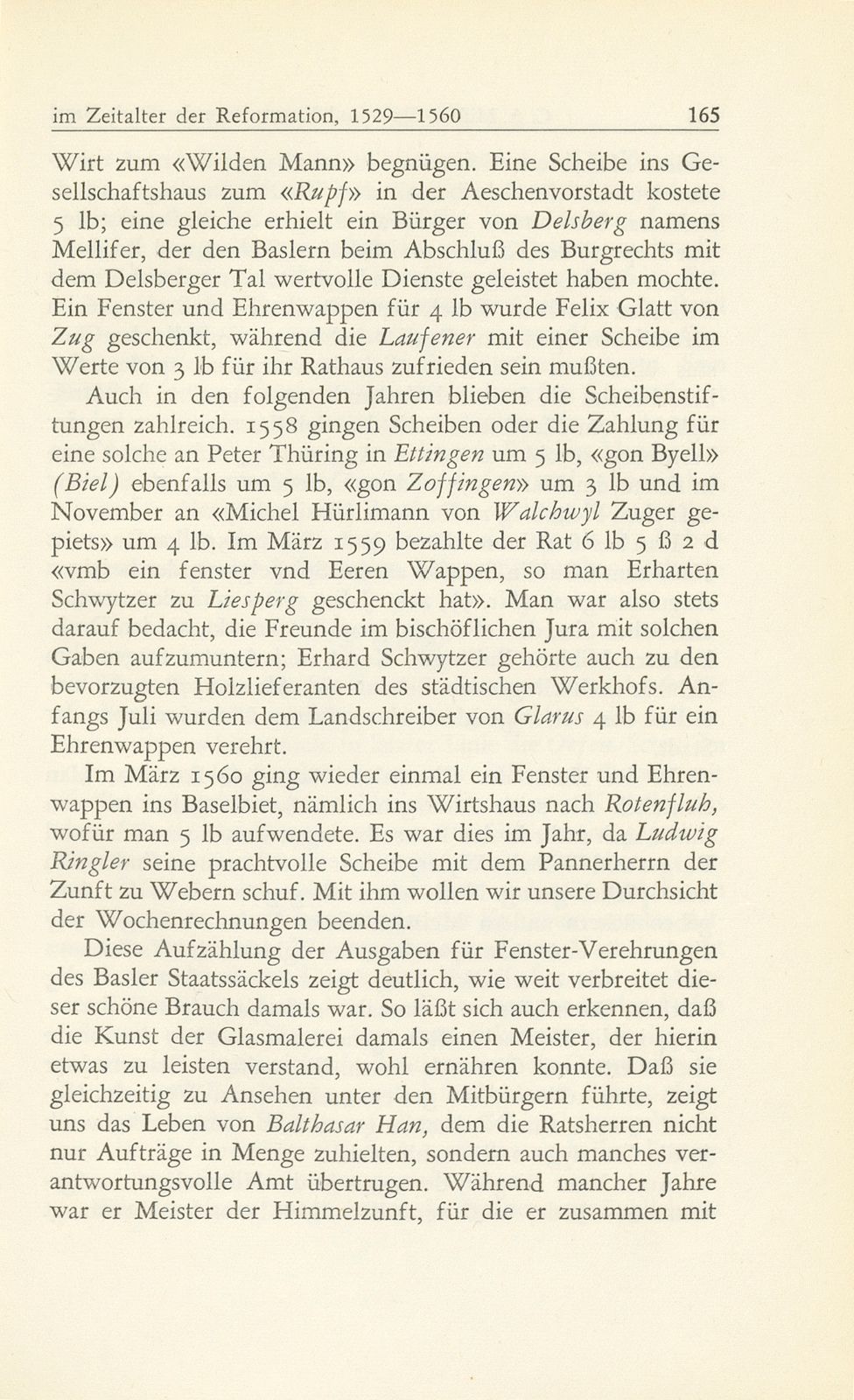 Bau- und Kunstpflege der Stadt Basel im Zeitalter der Reformation, 1529-1560 – Seite 33