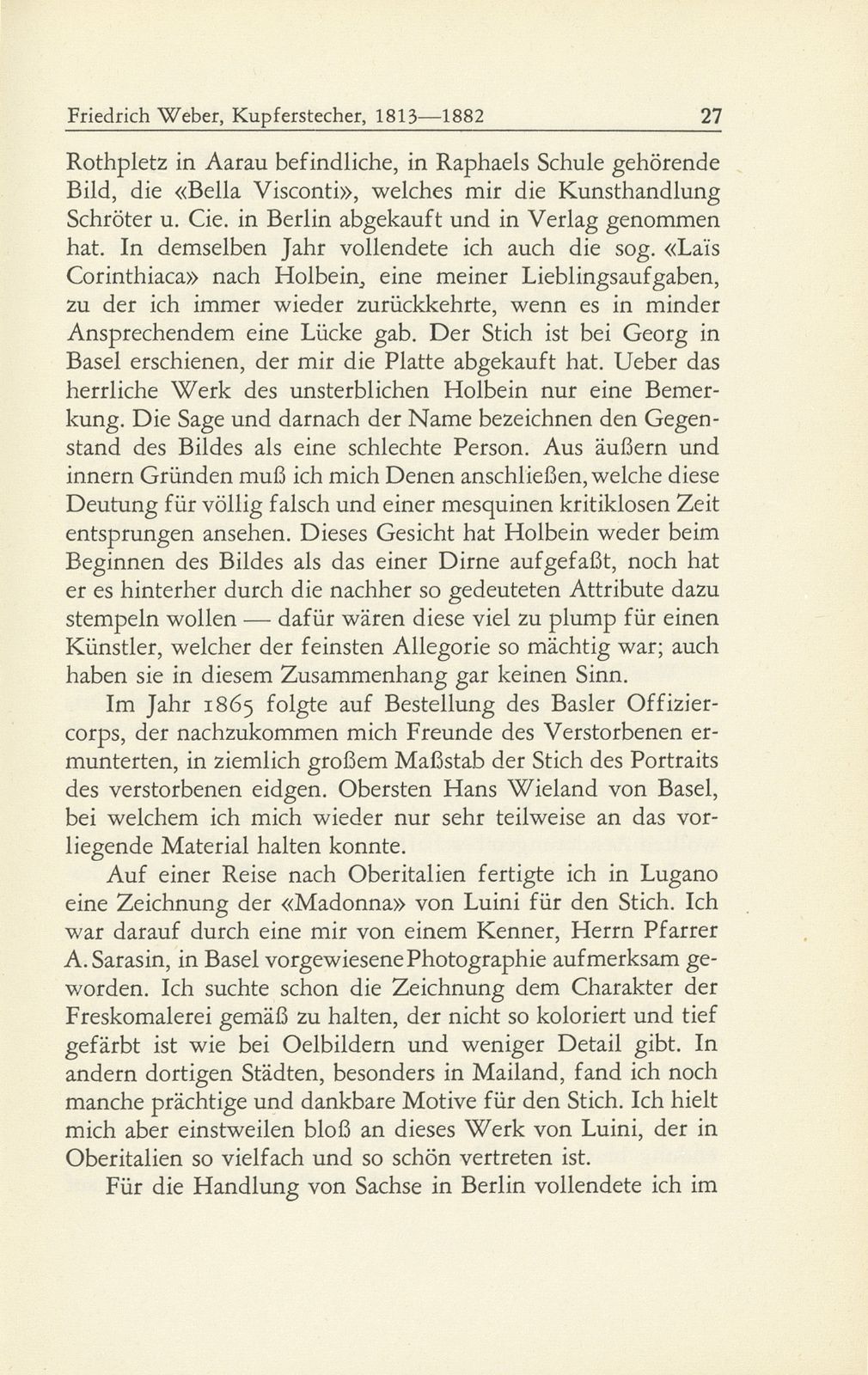 Friedrich Weber, Kupferstecher, 1813-1882. Sein Lebensgang – von ihm selbst erzählt – Seite 21