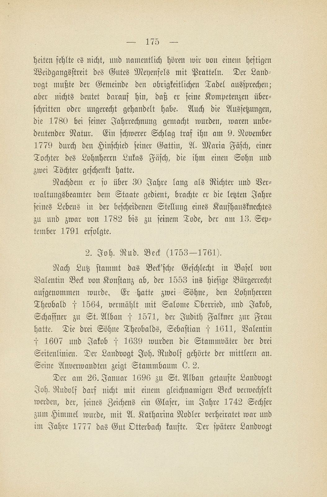 Stadt und Landschaft Basel in der zweiten Hälfte des 18. Jahrhunderts – Seite 48