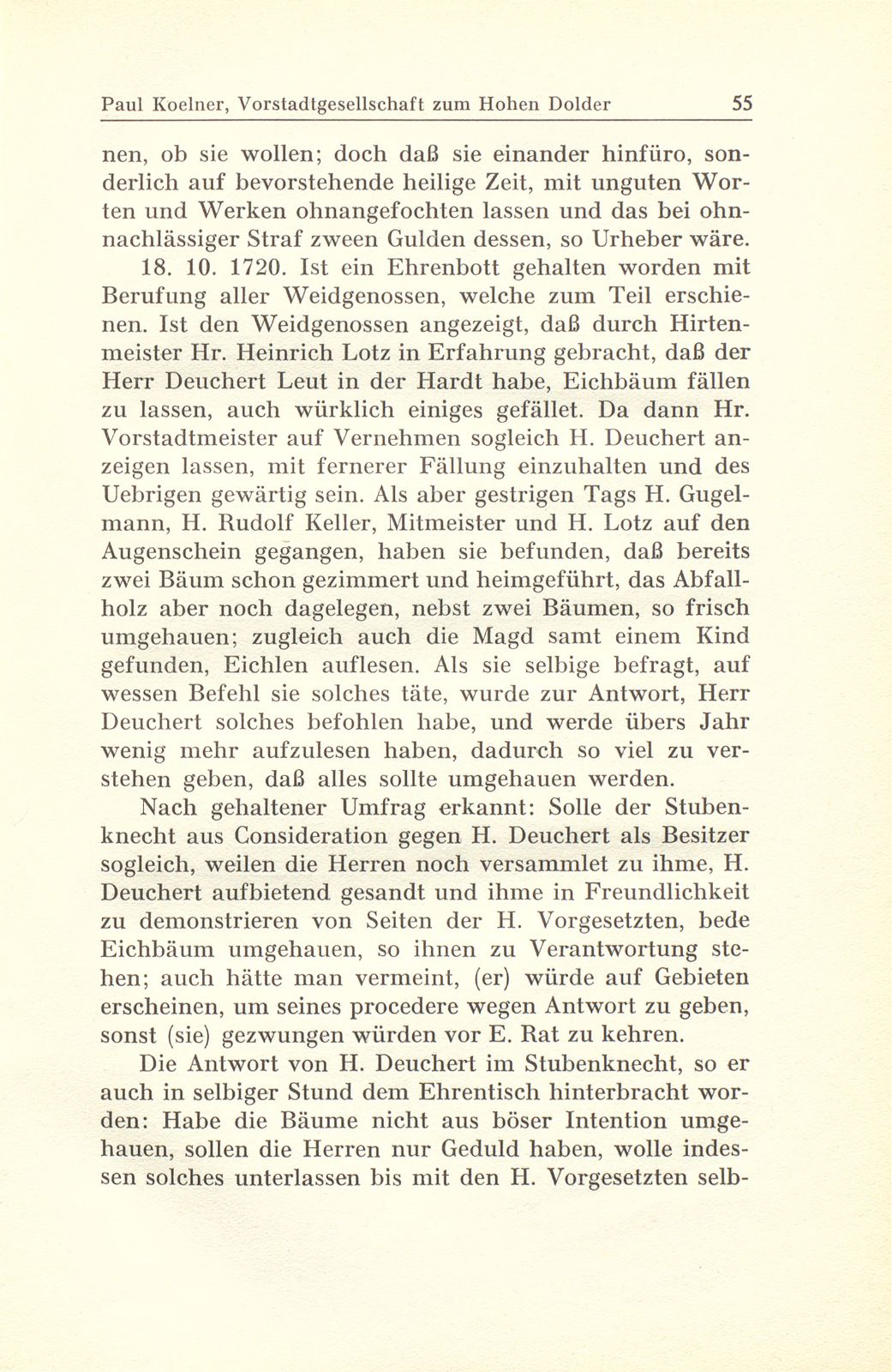 Aus der Gerichtspraxis der Vorstadtgesellschaft zum Hohen Dolder – Seite 41