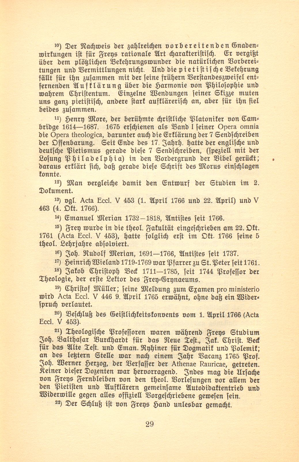 Aus den Papieren eines Pietisten und Aufklärers. [Joh. Frey] – Seite 29