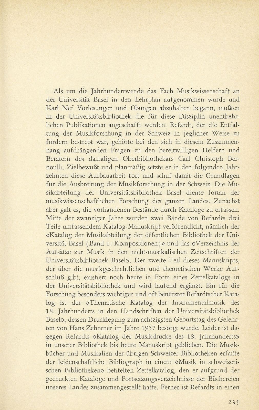 Pionierarbeit auf dem Gebiete der baslerischen und der schweizerischen Musikgeschichte – Seite 3