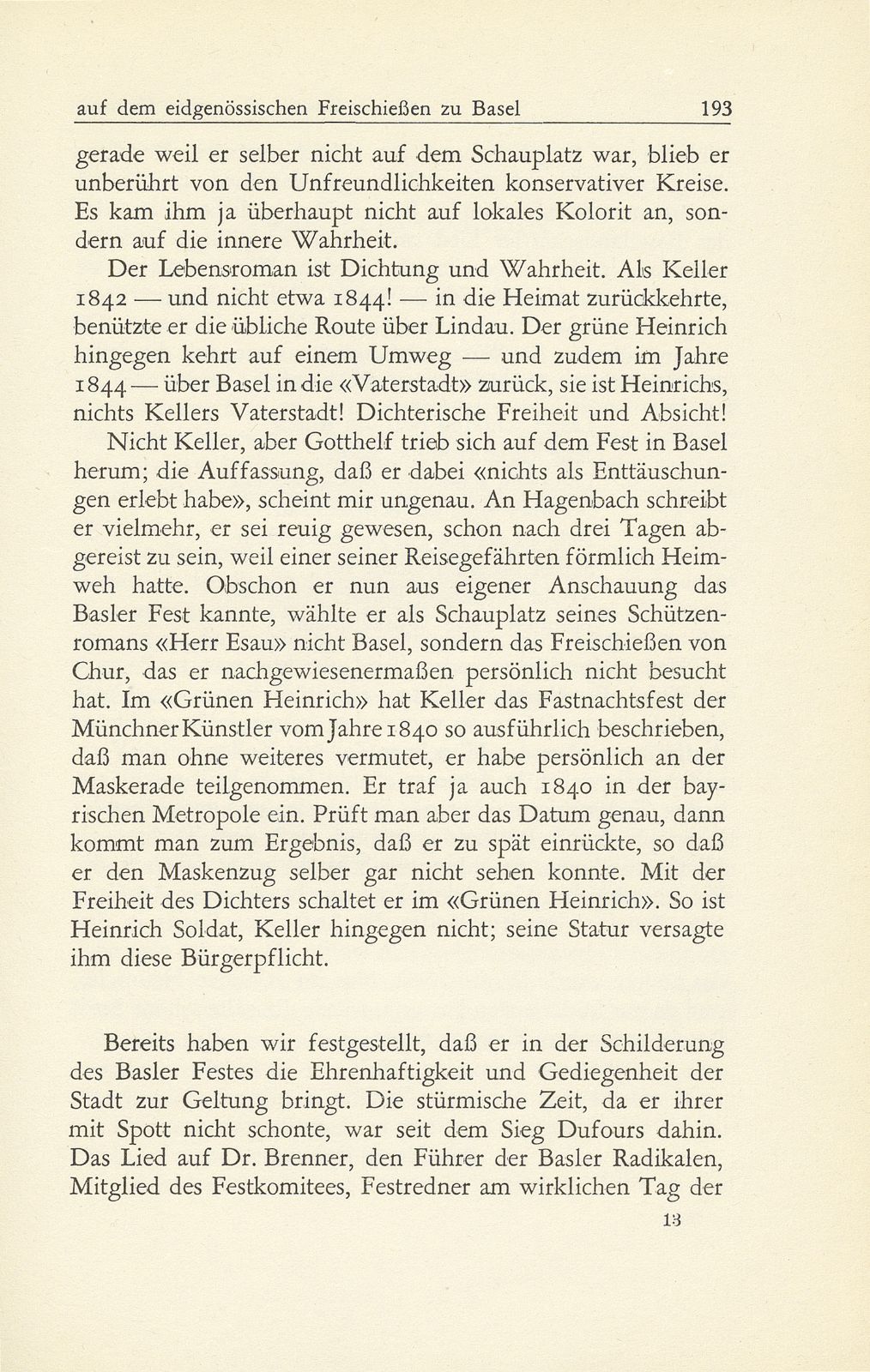 Der grüne Heinrich auf dem eidgenössischen Freischiessen zu Basel im Jahre 1844 – Seite 34