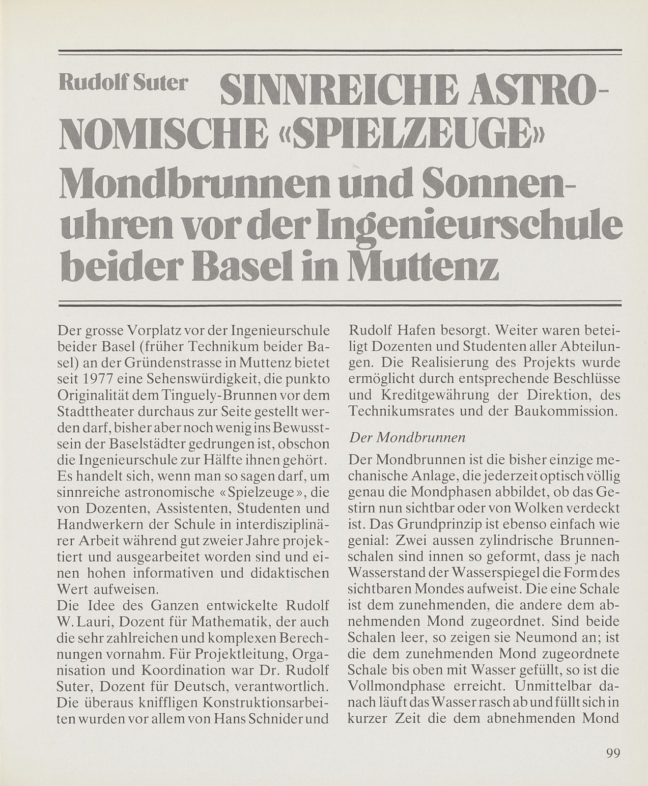 Sinnreiche astronomische ‹Spielzeuge› – Seite 1