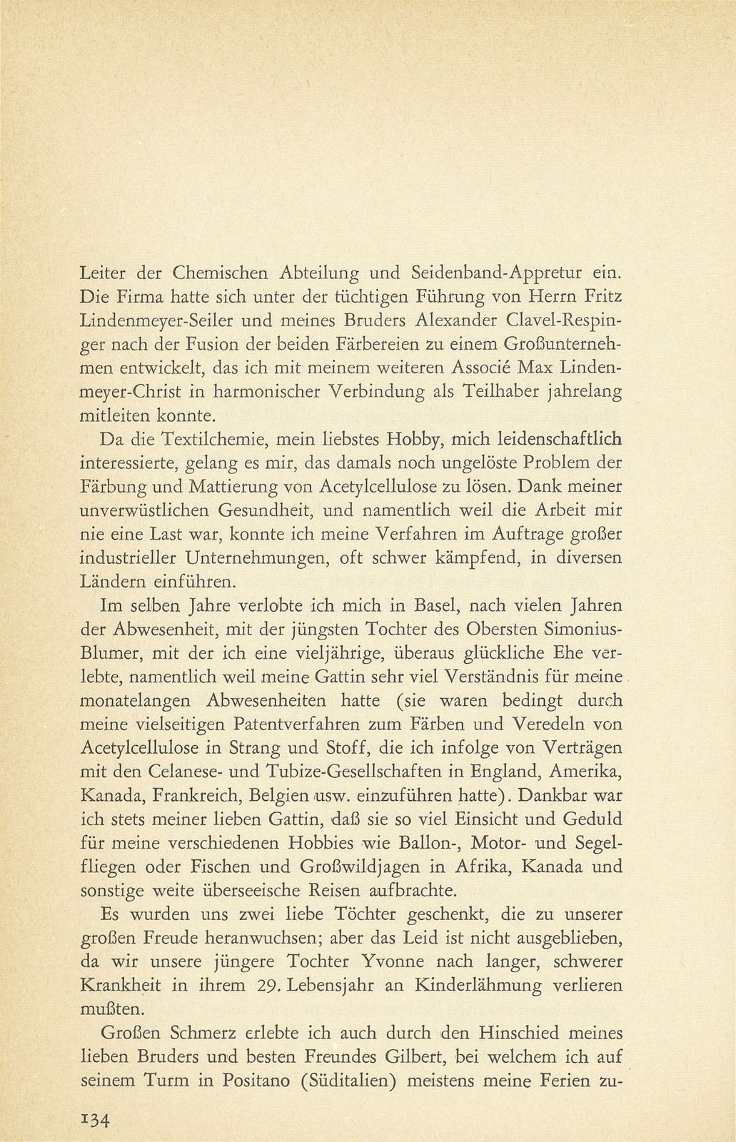 Ein Pionier der Basler chemischen Industrie: Dr. phil. René Clavel-Simon (1886-1969) – Seite 6