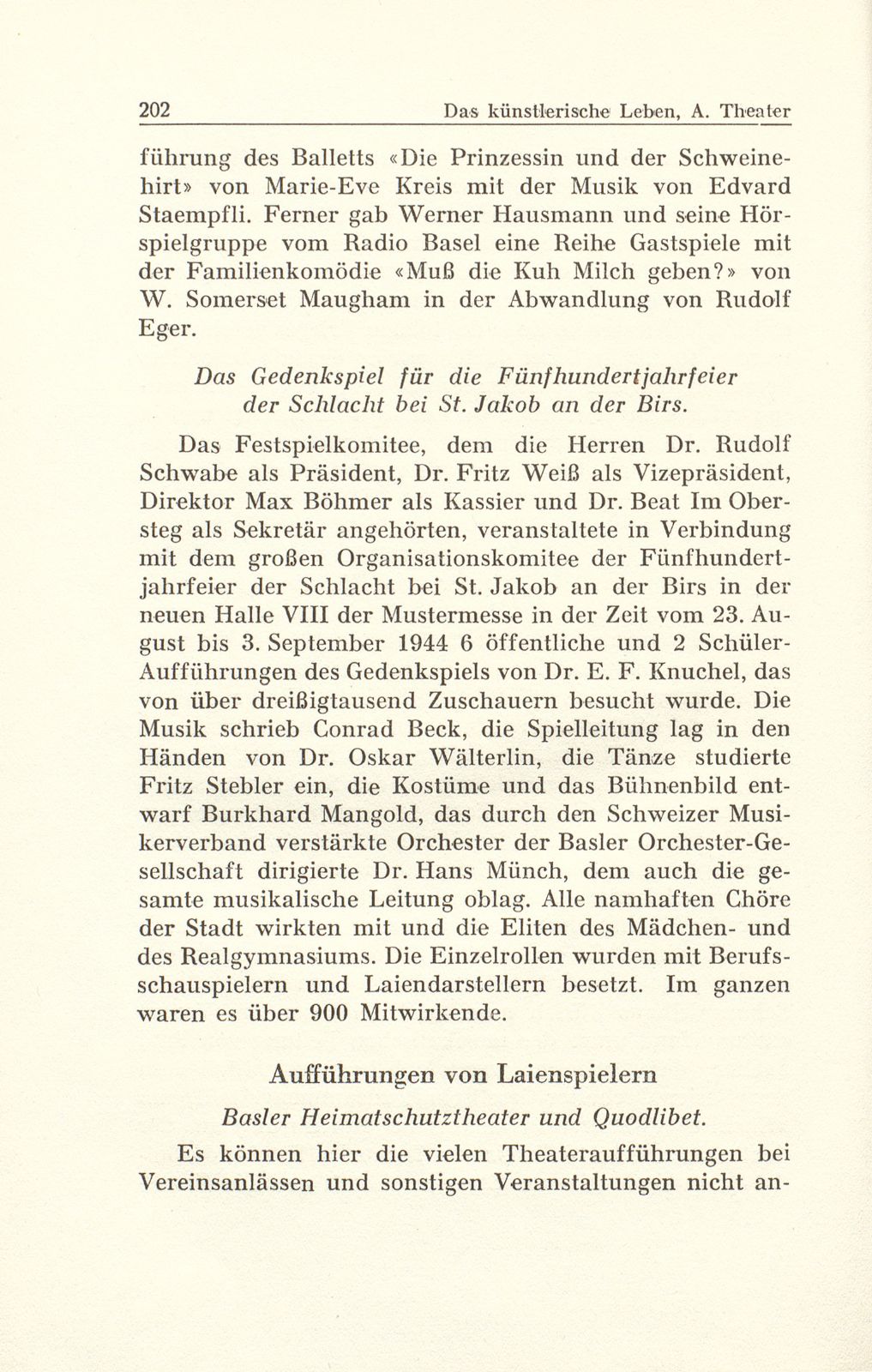 Das künstlerische Leben in Basel vom 1. Oktober 1943 bis 30. September 1944 – Seite 7