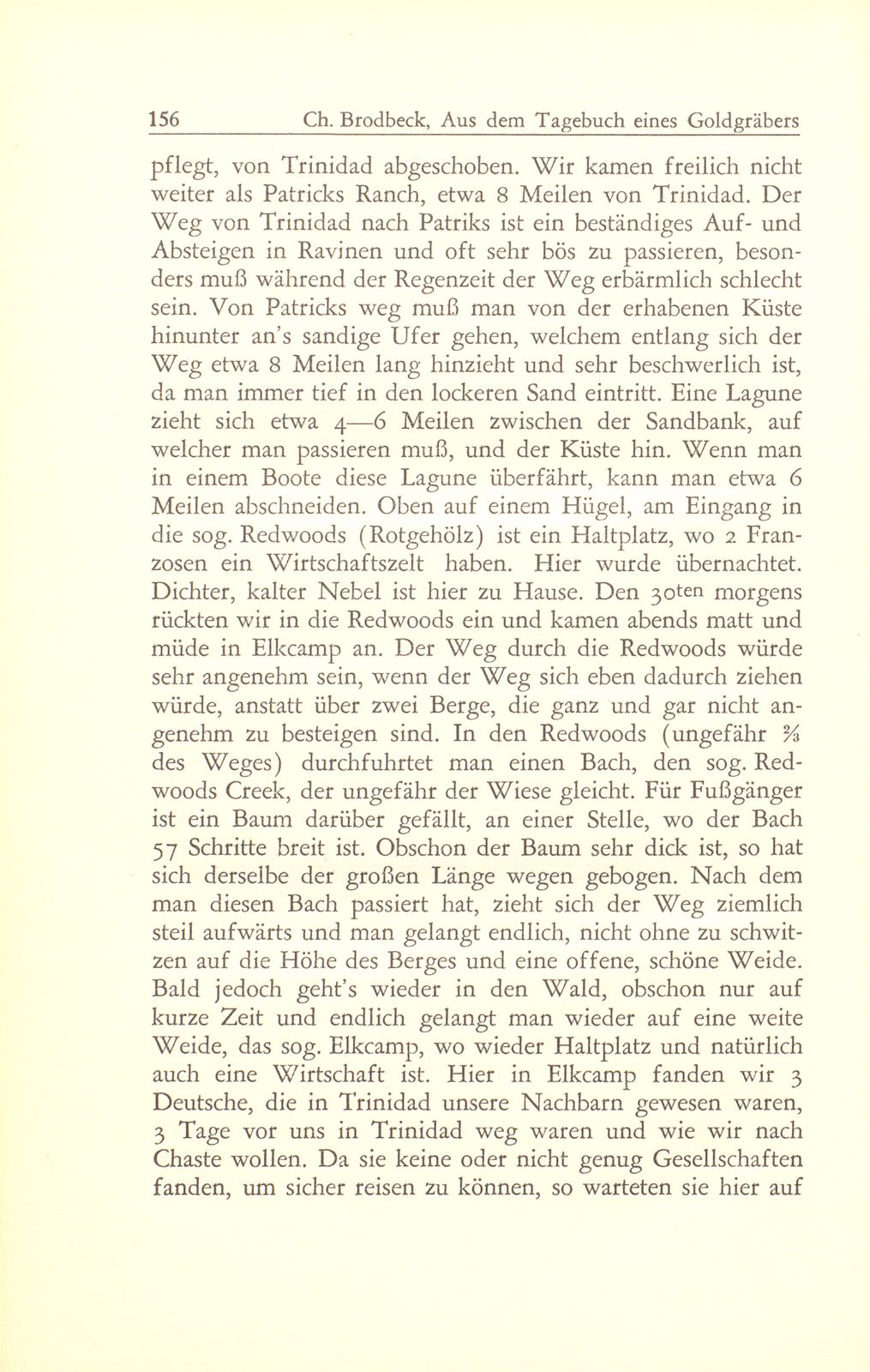 Aus dem Tagebuch eines Goldgräbers in Kalifornien [J. Chr. Brodbeck] – Seite 35