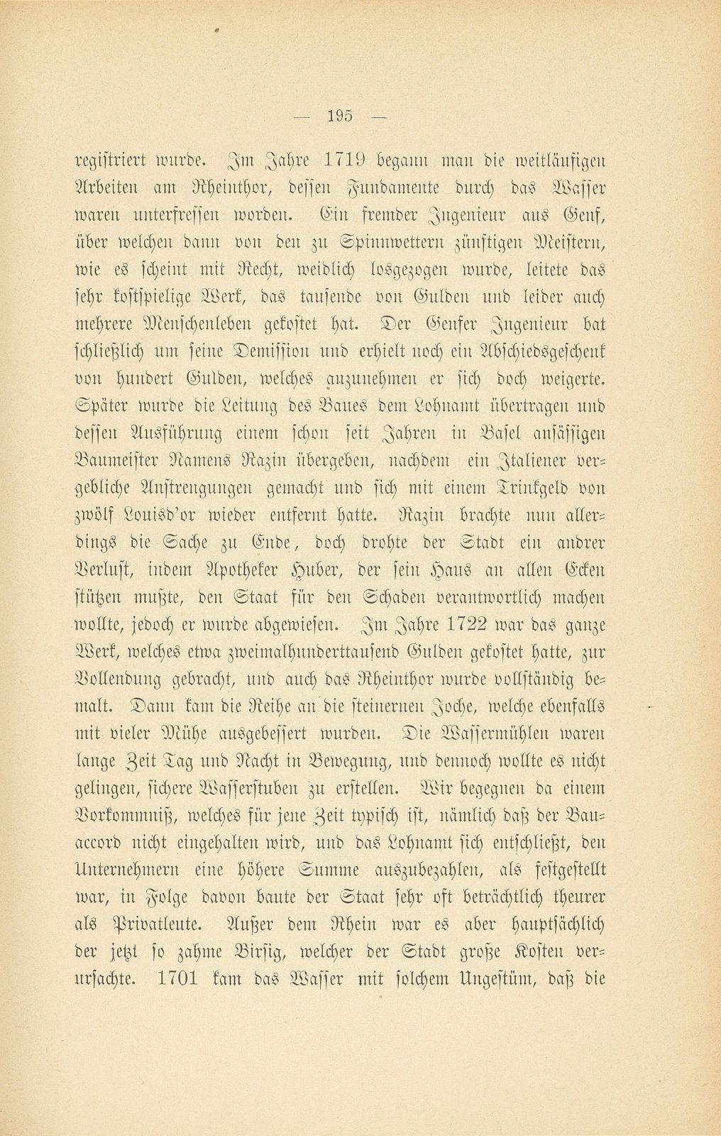 Mitteilungen aus einer Basler Chronik des beginnenden XVIII. Jahrhunderts [Sam. v. Brunn] – Seite 31