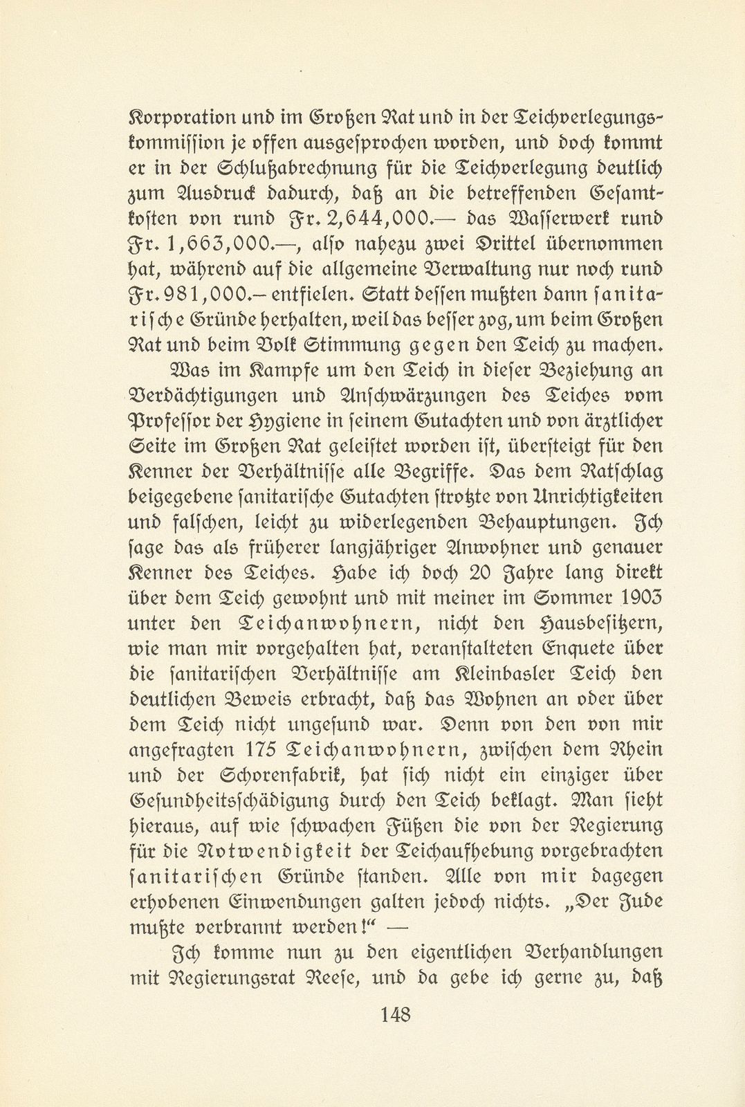 Memoiren des letzten Wassermeisters der Kleinbasler Teichkorporation – Seite 40