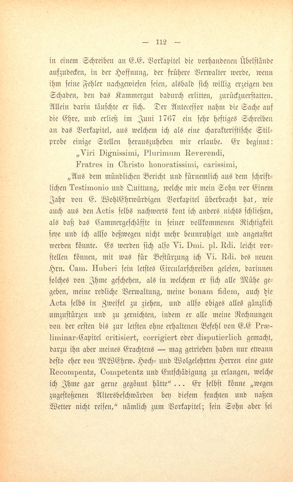 M. Johann Jakob Huber, weil. Pfarrer und Dekan in Sissach und seine Sammlungen zur Geschichte der Stadt und Landschaft Basel – Seite 38