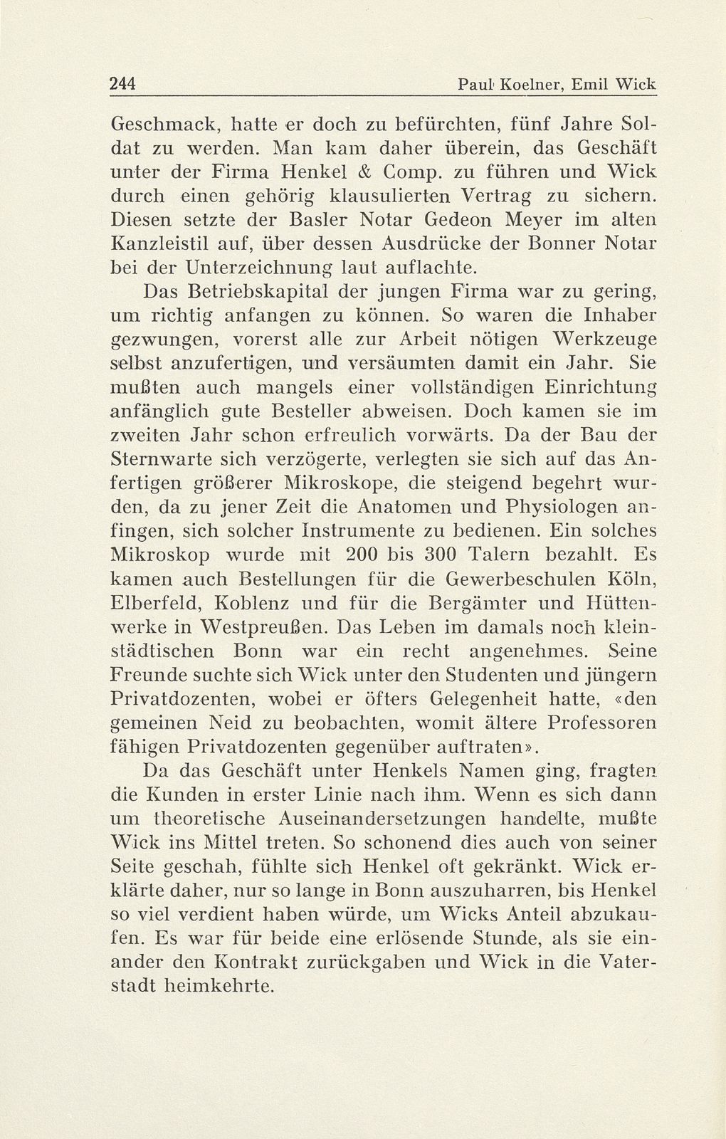 Emil Wick (1816-1894). Mechanikus, Optikus und Pionier der Daguerrotypie in Basel – Seite 14