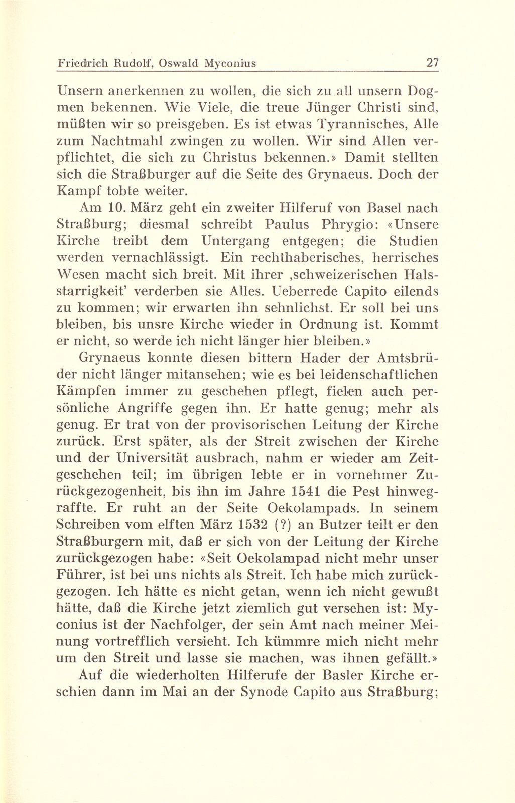 Oswald Myconius, der Nachfolger Oekolampads – Seite 14