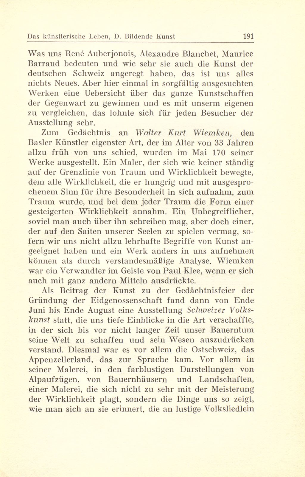 Das künstlerische Leben in Basel vom 1. Oktober 1940 bis 30. September 1941 – Seite 4