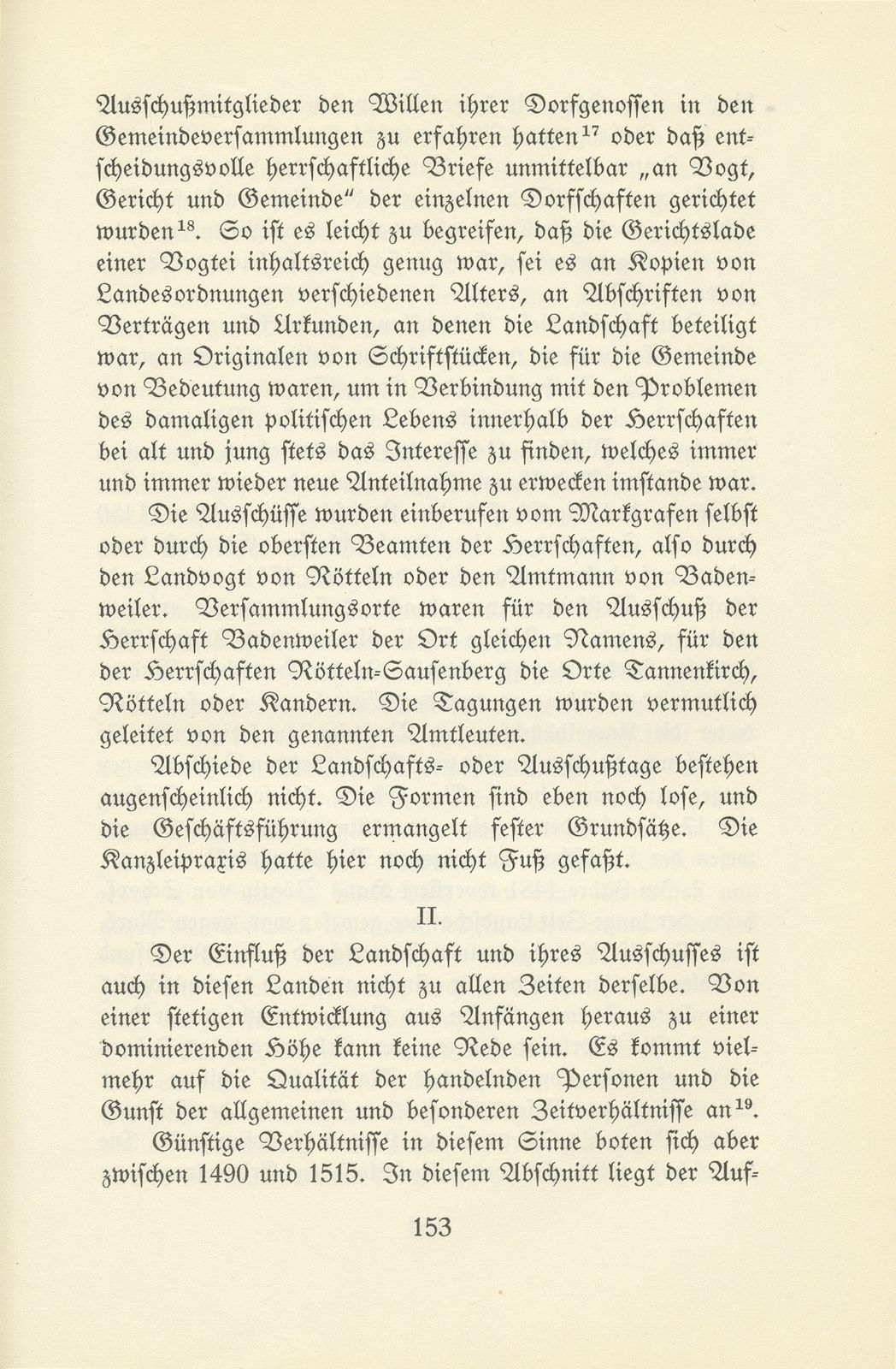 Wesen und Bedeutung der landständischen Einrichtung des Markgräflerlandes am Ausgang des Mittelalters – Seite 7