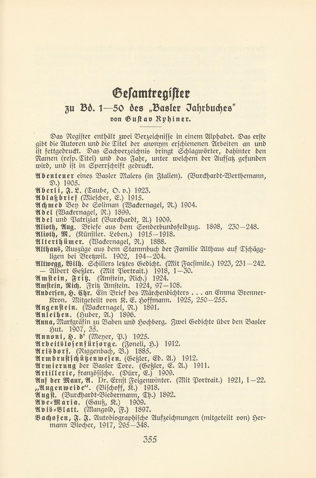 Gesamtregister Bände 1-50 – Seite 1