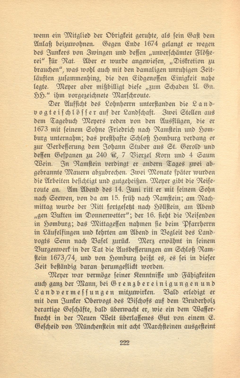 Aus den Aufzeichnungen des Lohnherrn Jakob Meyer 1670-1674 – Seite 10