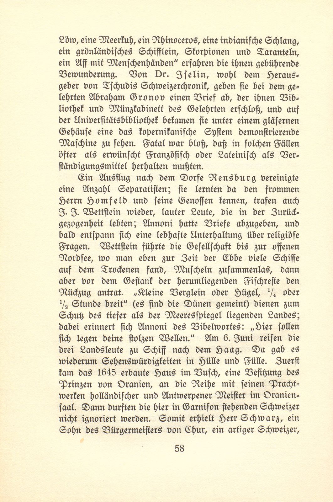 Aus den Wanderjahren des Hieronymus Annoni (1697-1770) – Seite 15