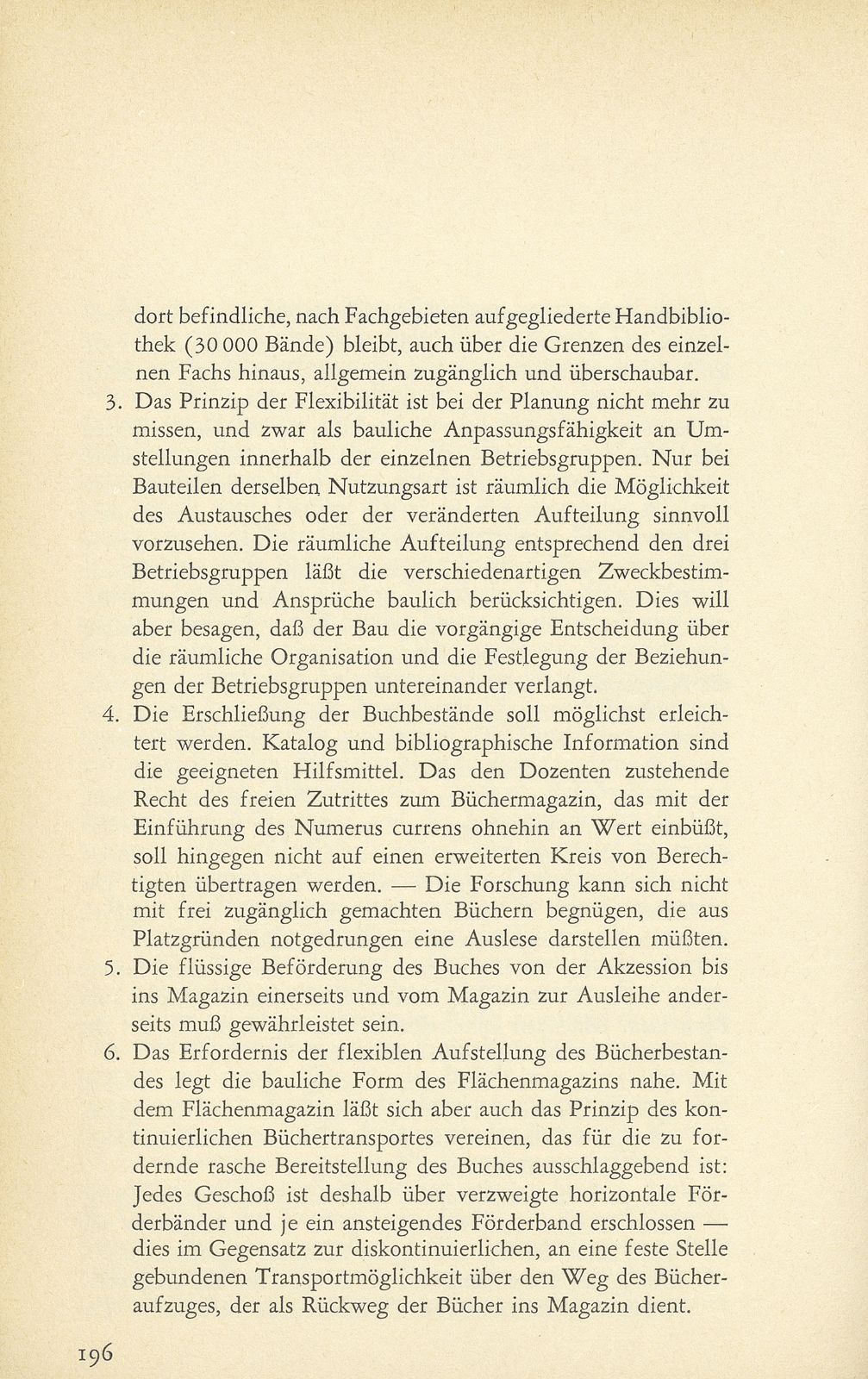 Der Neubau der Basler Universitätsbibliothek (Bauzeit 1962-1968 in zwei Etappen) – Seite 7