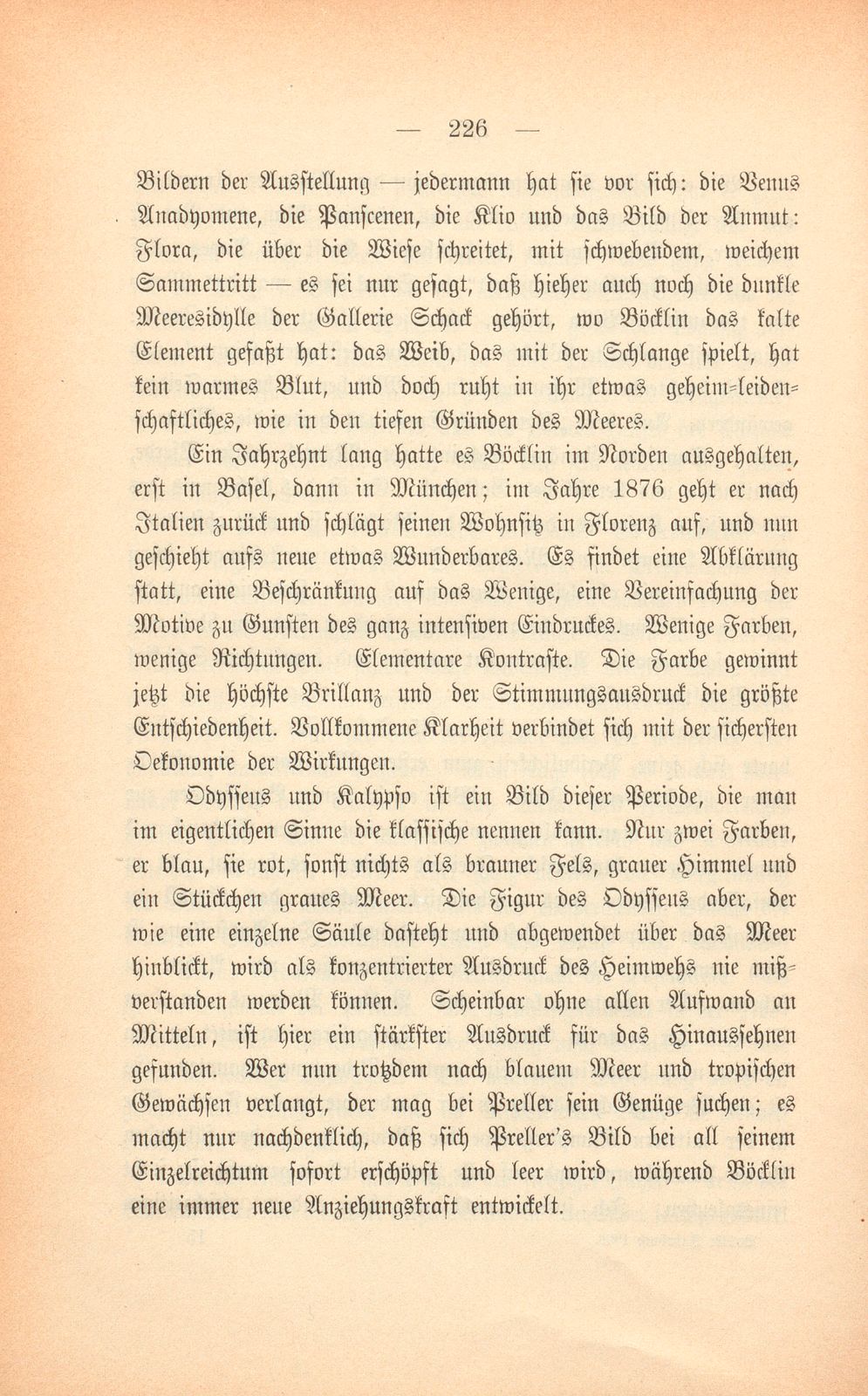 Arnold Böcklin. Festrede von Prof. H. Wölfflin – Seite 9