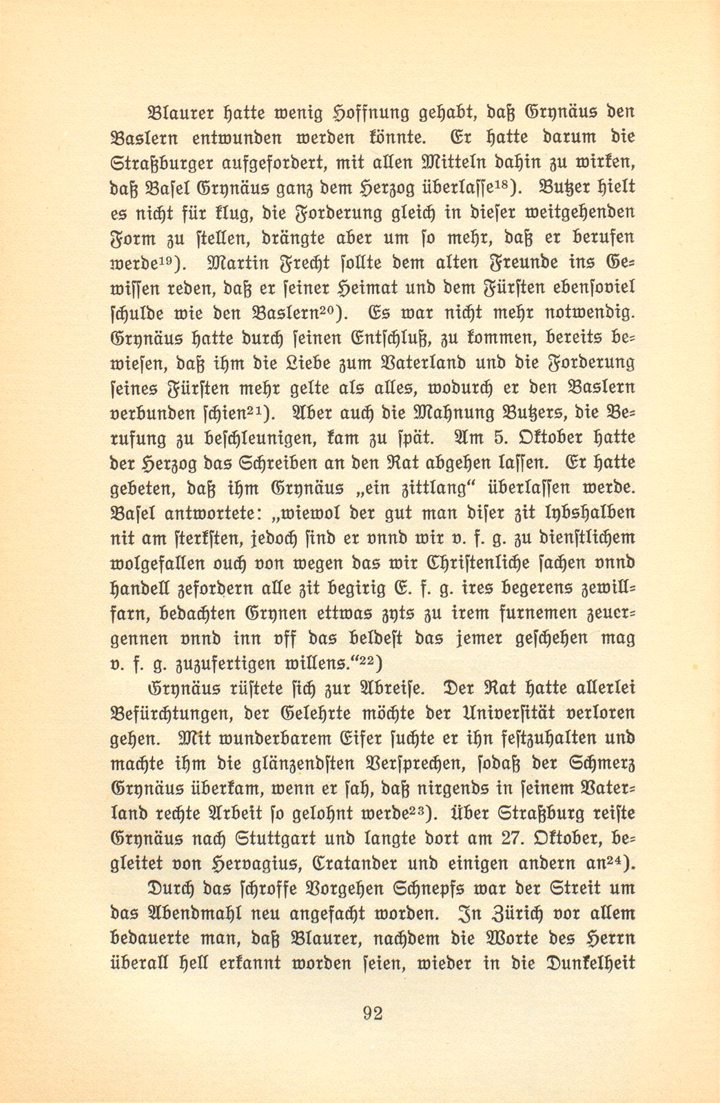 Die Berufung des Simon Grynäus nach Tübingen. 1534/1535 – Seite 5