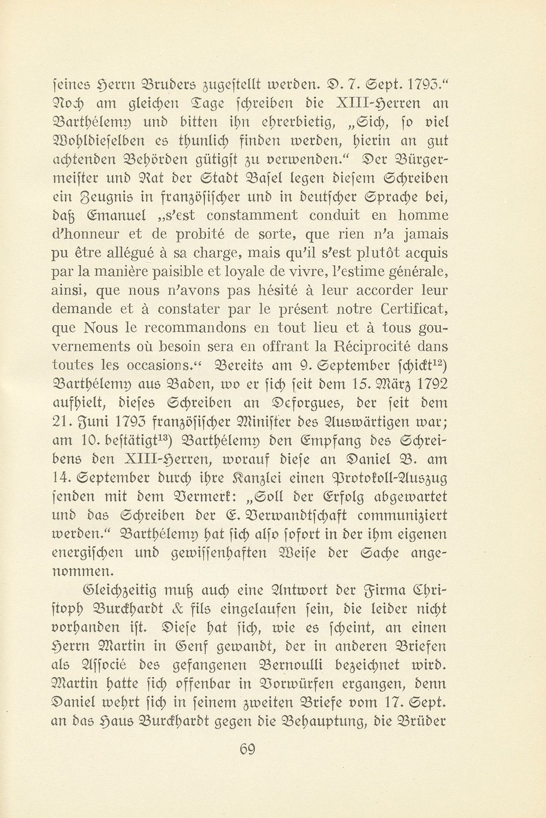 Von der Gefangenschaft eines Baslers in Marseille während der französischen Revolution – Seite 13