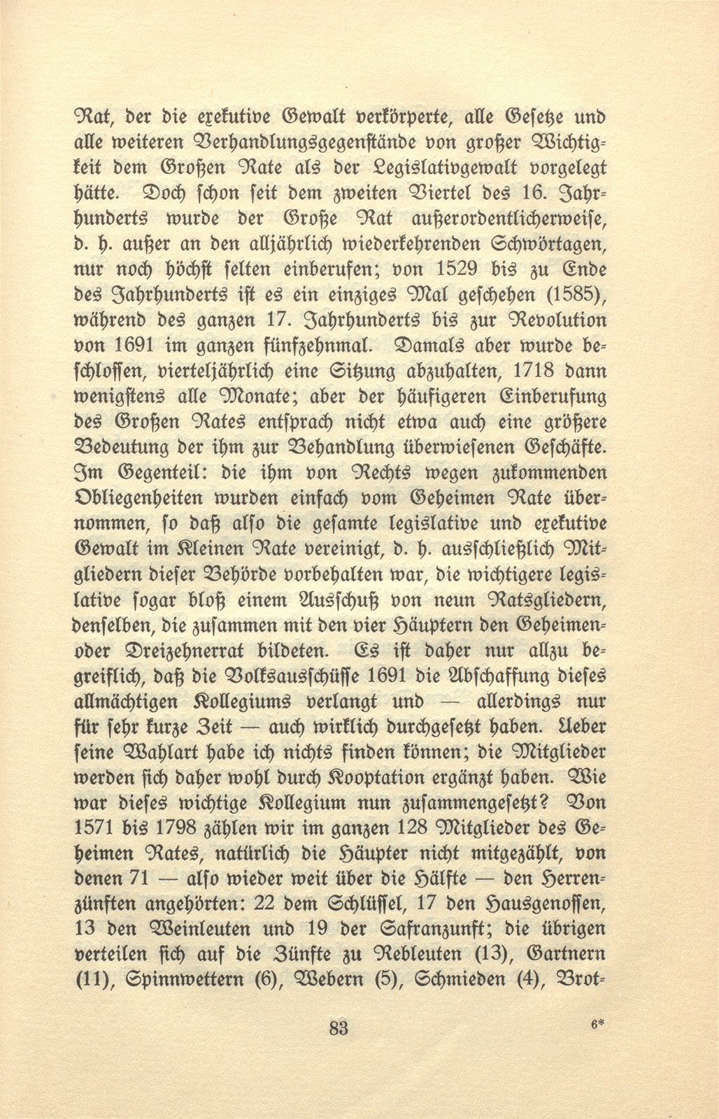 Stände und Verfassung in Basel vom 16. bis 18. Jahrhundert – Seite 14