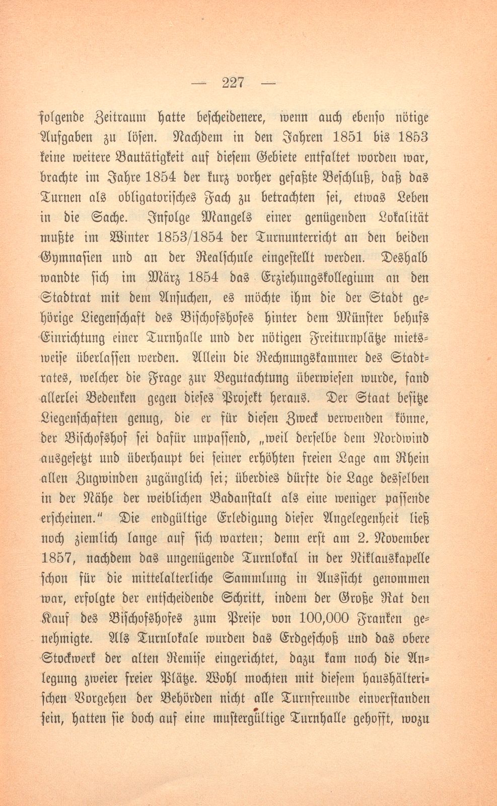 Basels bauliche Entwicklung im 19. Jahrhundert – Seite 21