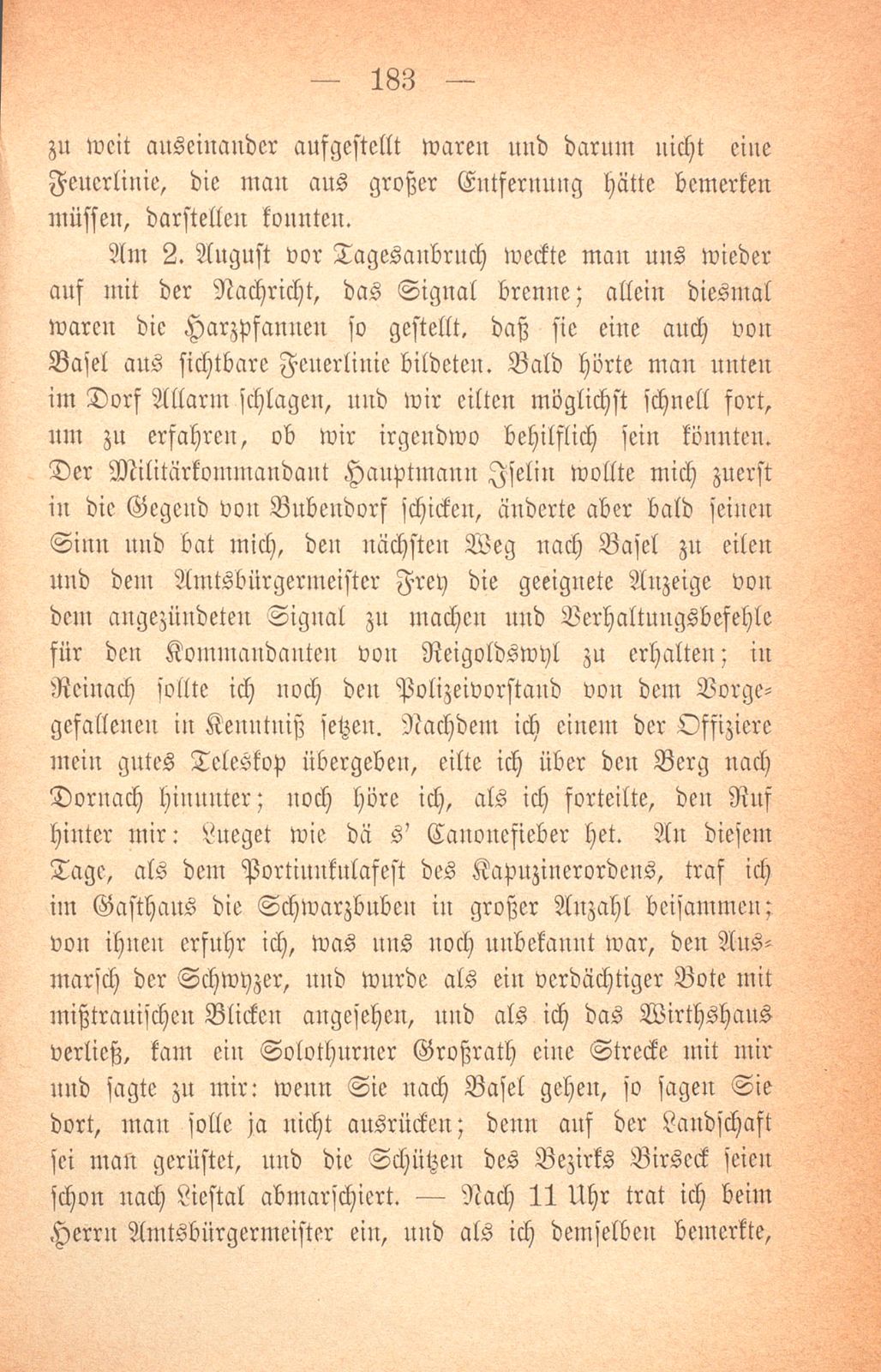 Erlebnisse am 2., 3. und 4. August 1833 – Seite 2