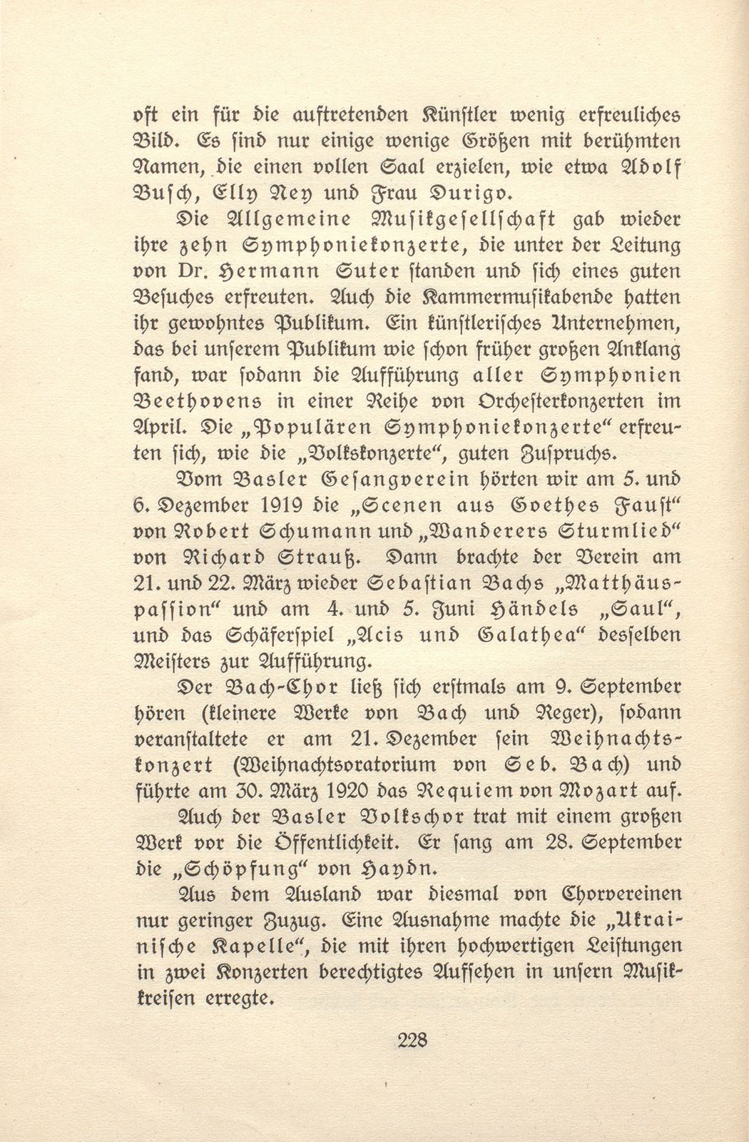 Das künstlerische Leben in Basel vom 1. November 1919 bis 31. Oktober 1920 – Seite 2