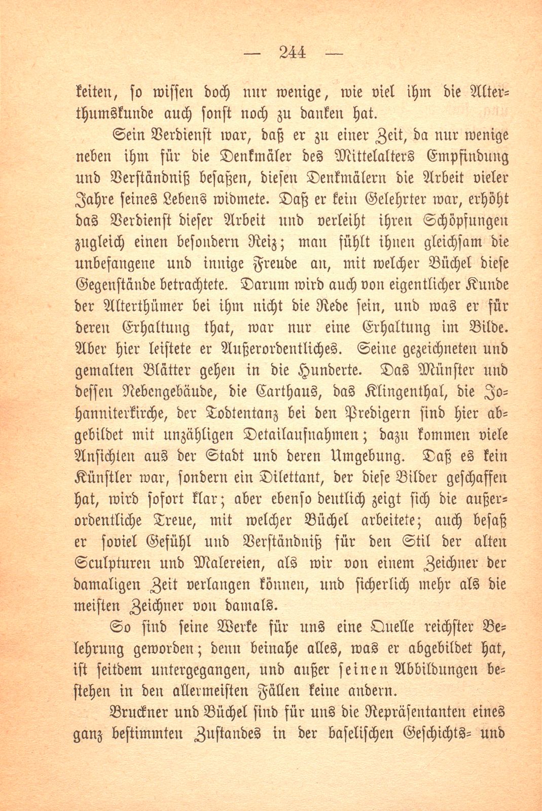 Die Erhaltung vaterländischer Alterthümer in Basel – Seite 20