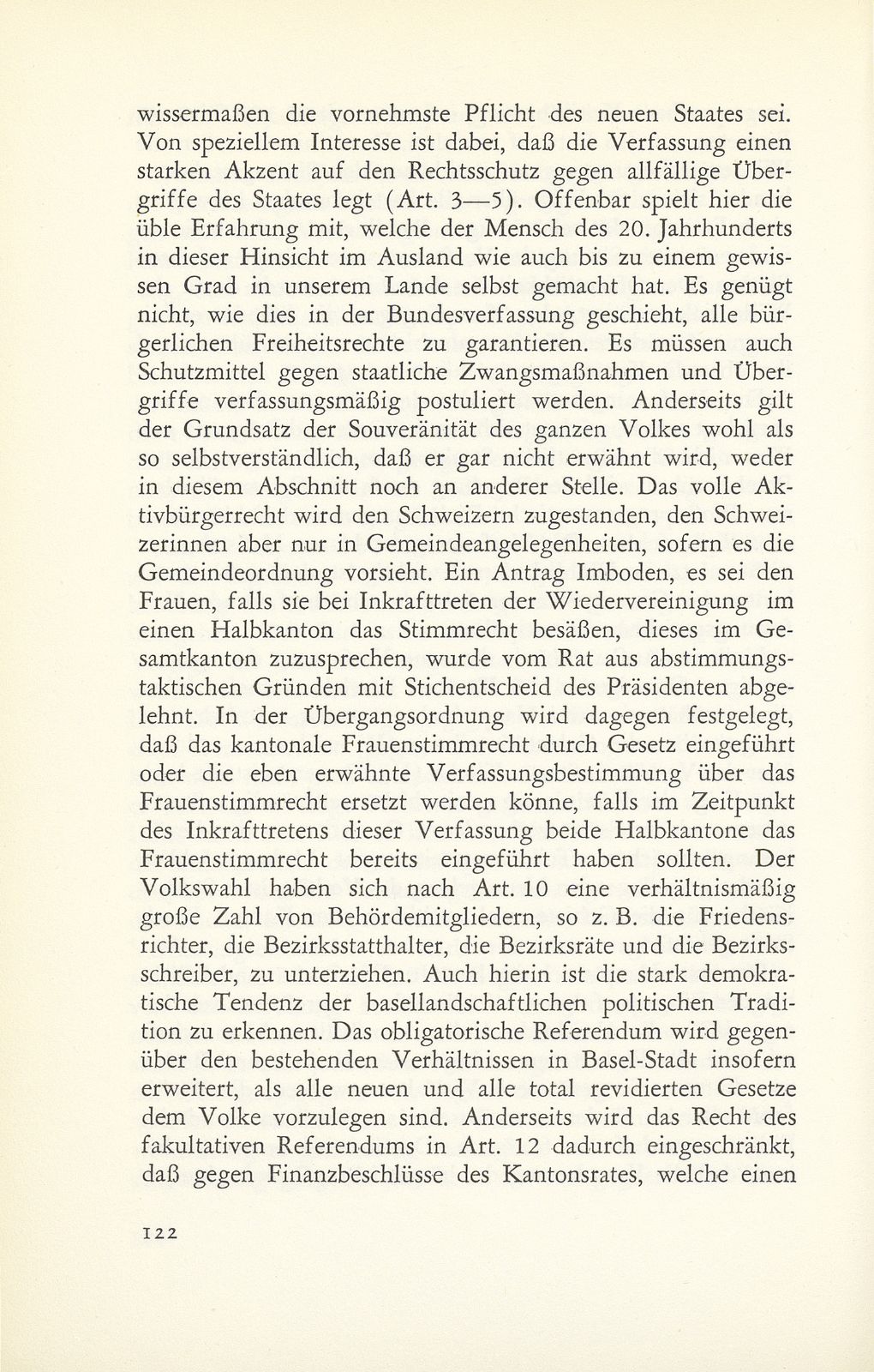 Die Grundlagen eines neuen Staates entstehen. (Zum Verfassungsentwurf und zu den Gesetzesdirektiven des zukünftigen Standes Basel.) – Seite 36