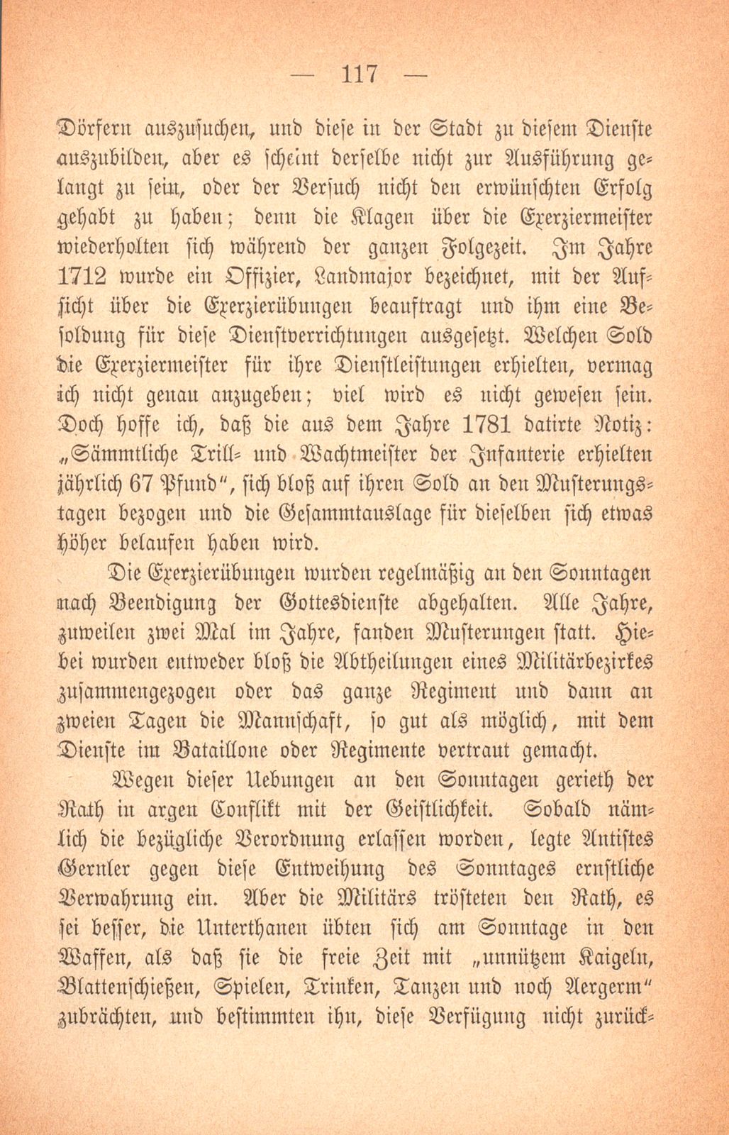 Über das baslerische Militärwesen in den letzten Jahrhunderten – Seite 39