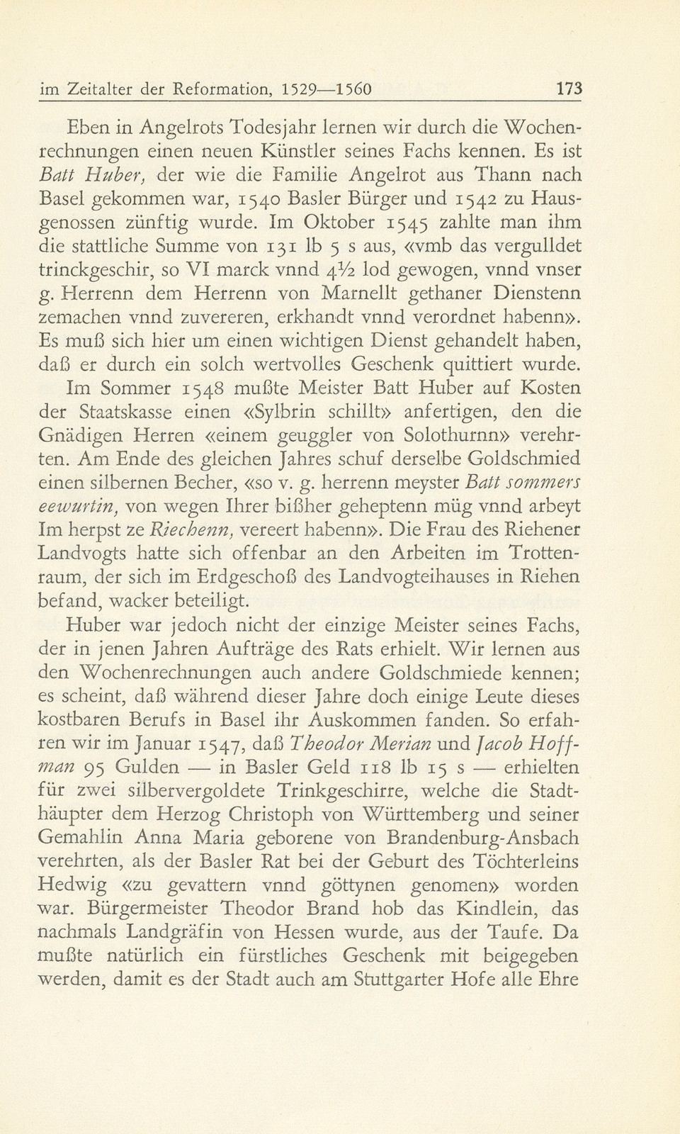 Bau- und Kunstpflege der Stadt Basel im Zeitalter der Reformation, 1529-1560 – Seite 41