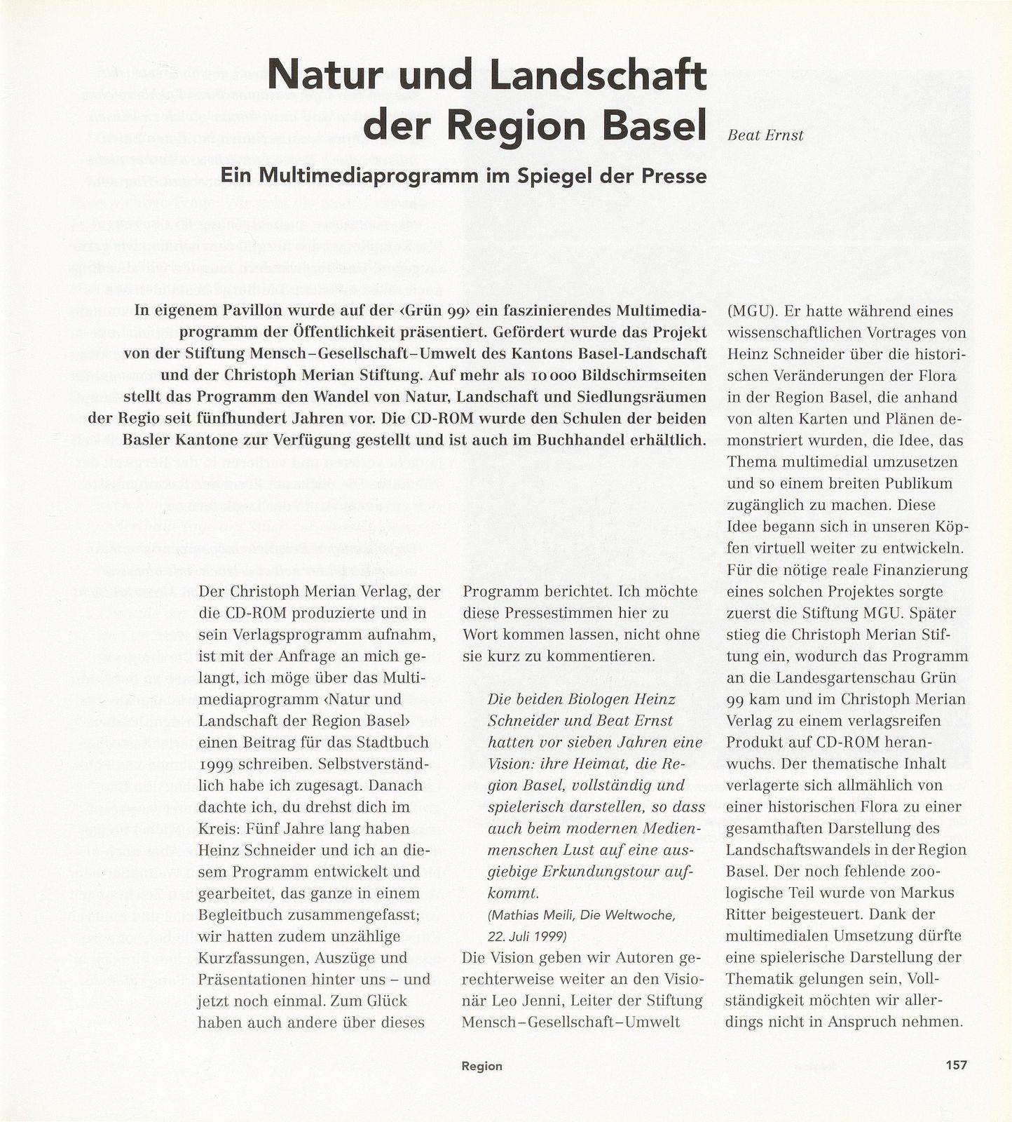 Natürliches in der Region – Seite 1