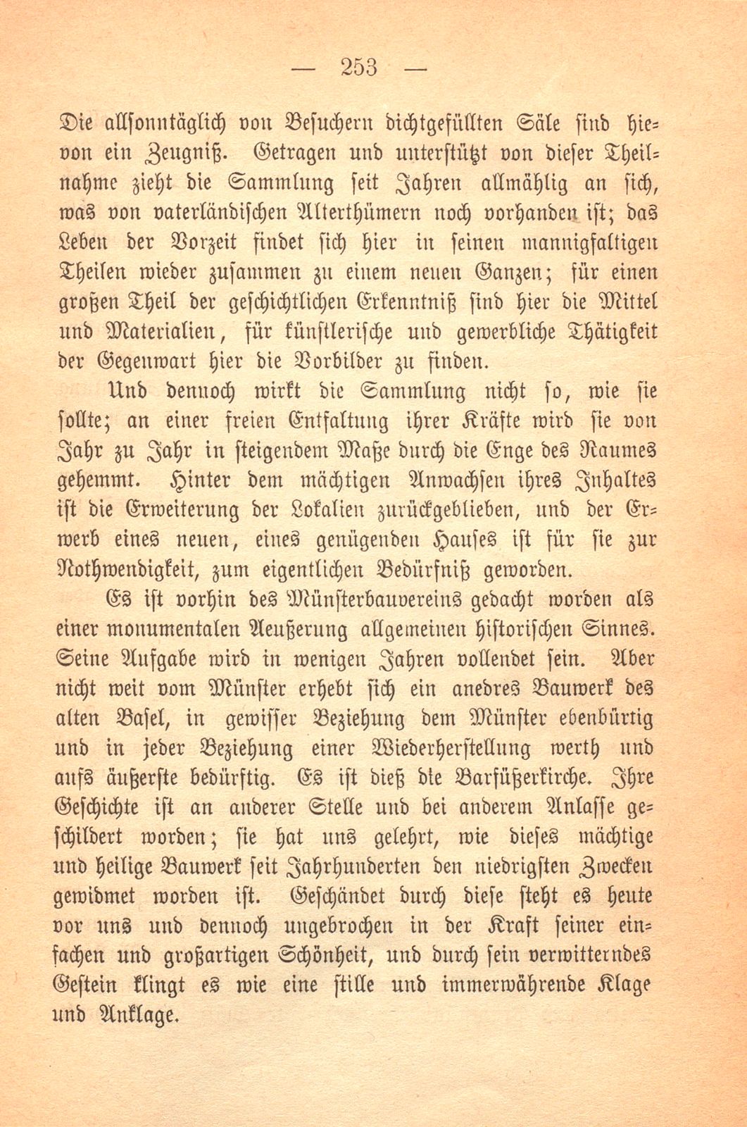 Die Erhaltung vaterländischer Alterthümer in Basel – Seite 29