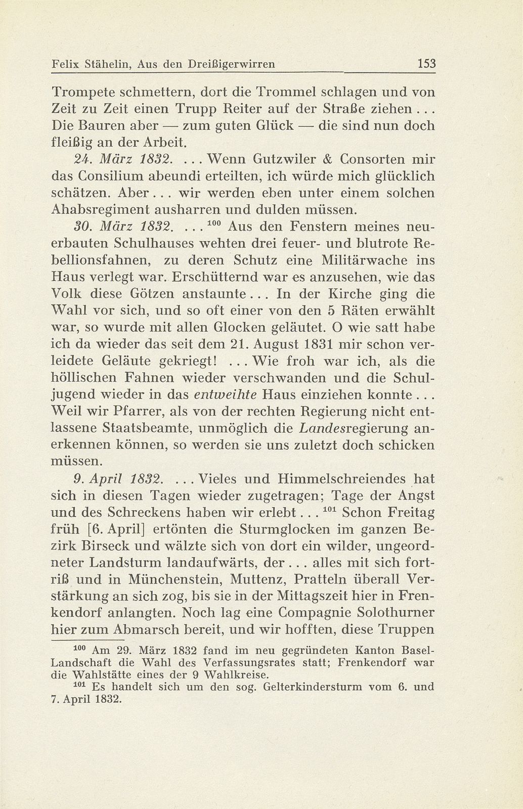 Erlebnisse und Bekenntnisse aus der Zeit der Dreissigerwirren [Gebrüder Stähelin] – Seite 51