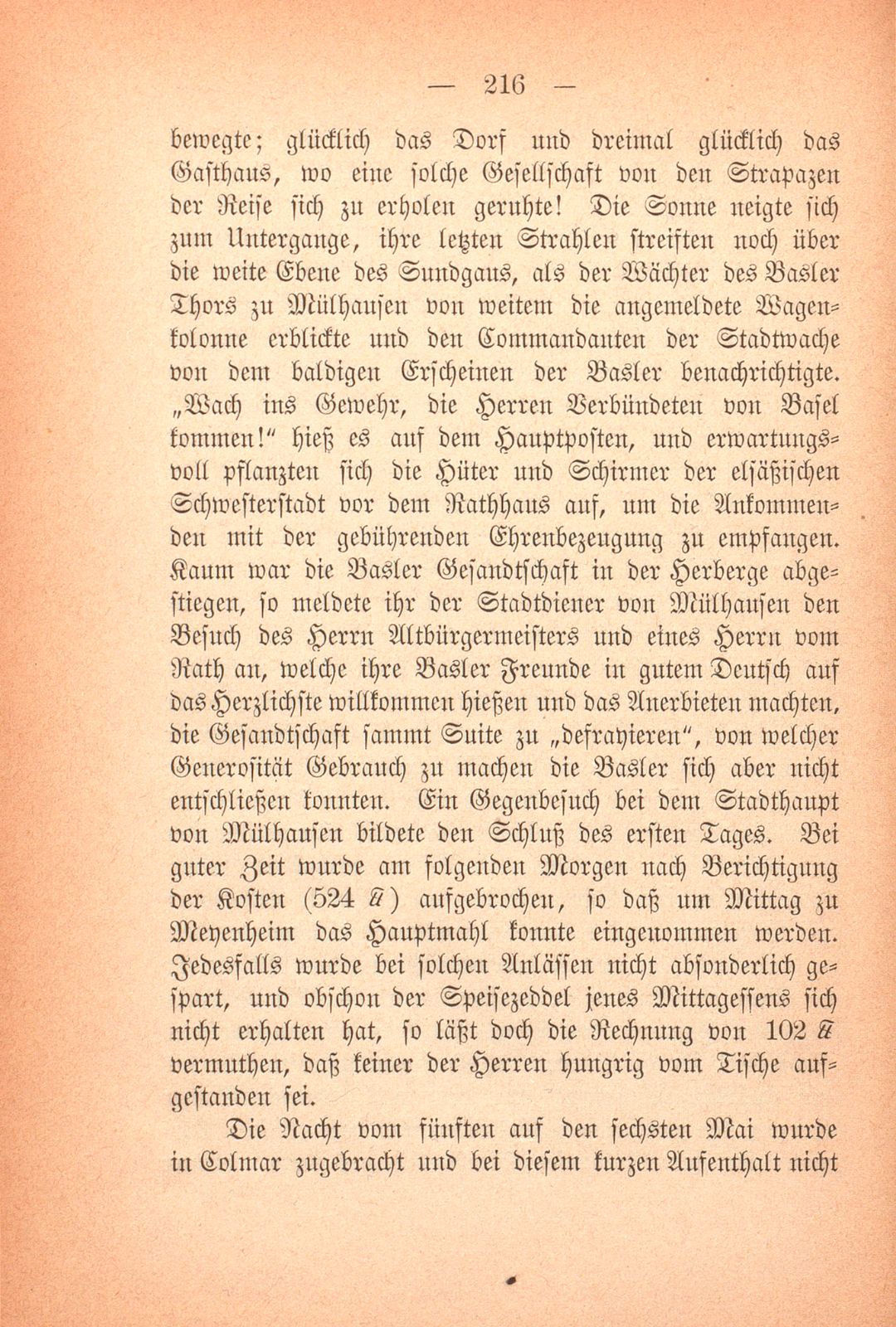 Eine Basler Gesandtschaft des vorigen Jahrhunderts – Seite 6