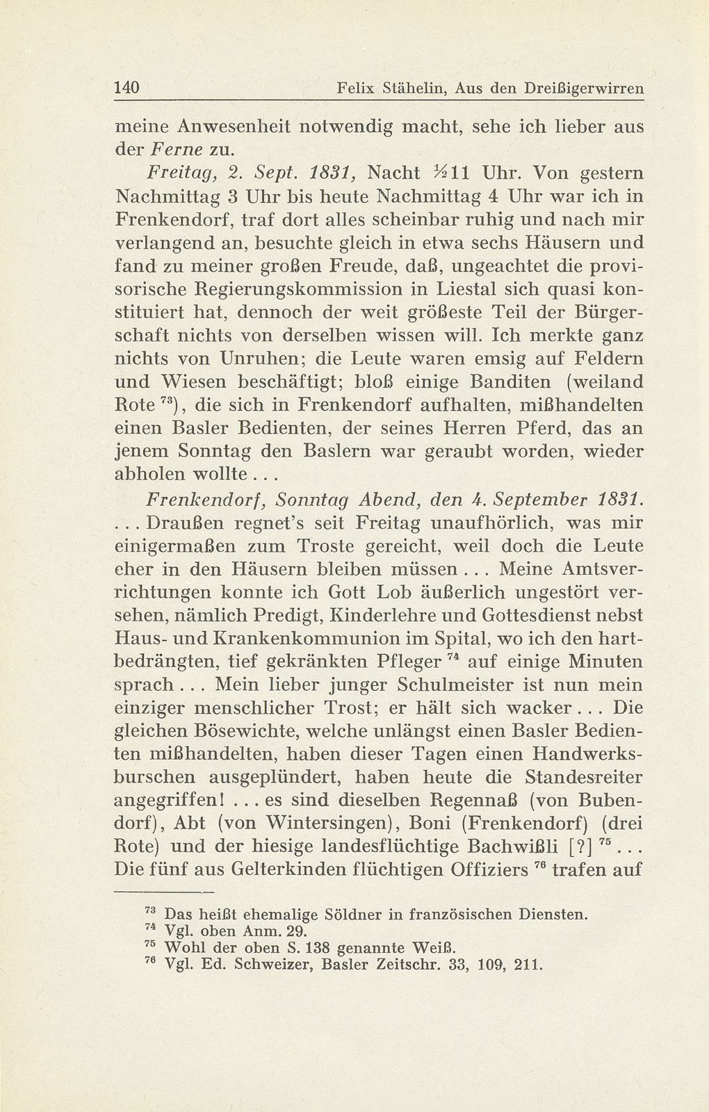 Erlebnisse und Bekenntnisse aus der Zeit der Dreissigerwirren [Gebrüder Stähelin] – Seite 38