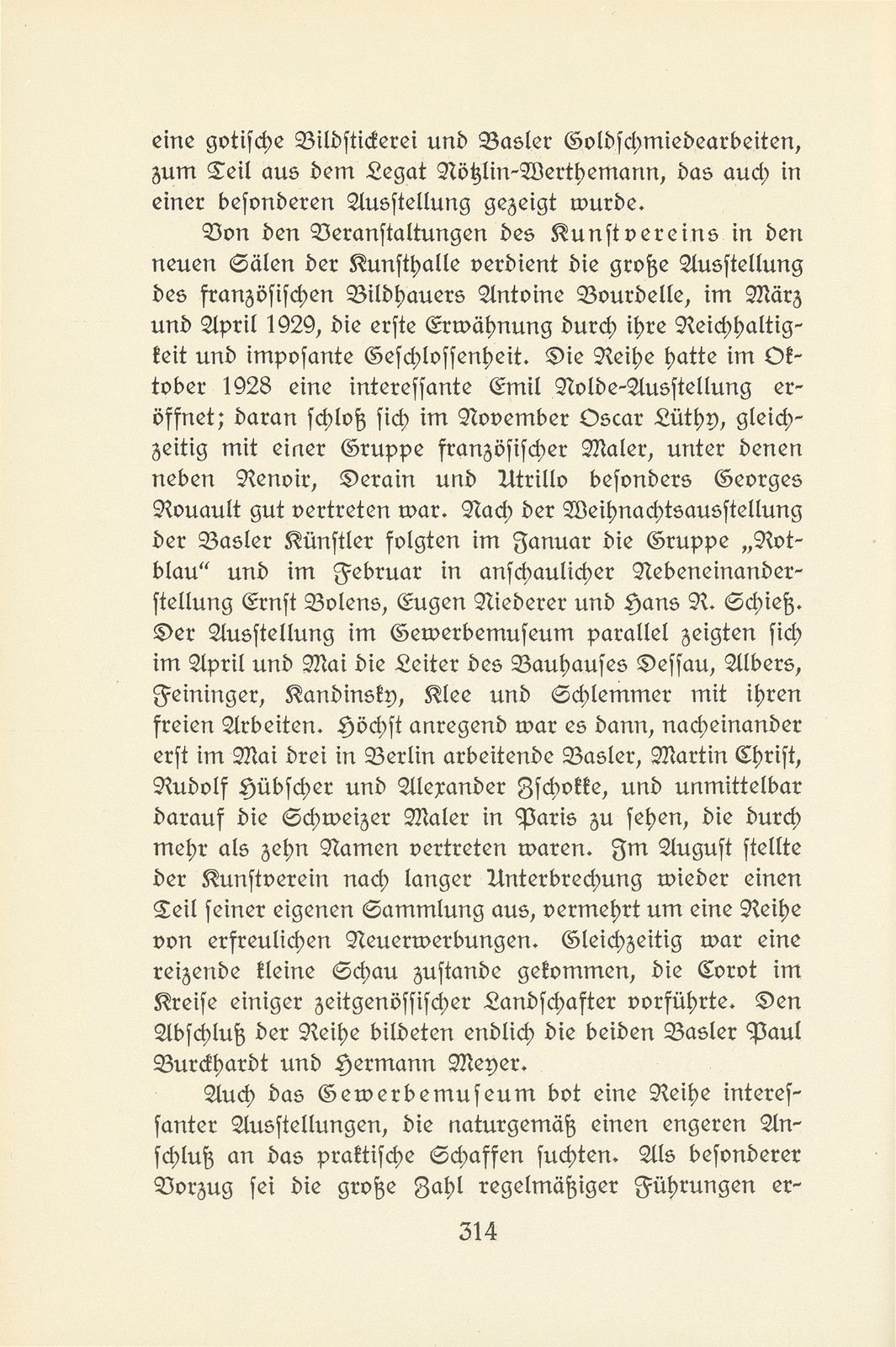 Das künstlerische Leben in Basel vom 1. Oktober 1928 bis 30. September 1929 – Seite 2