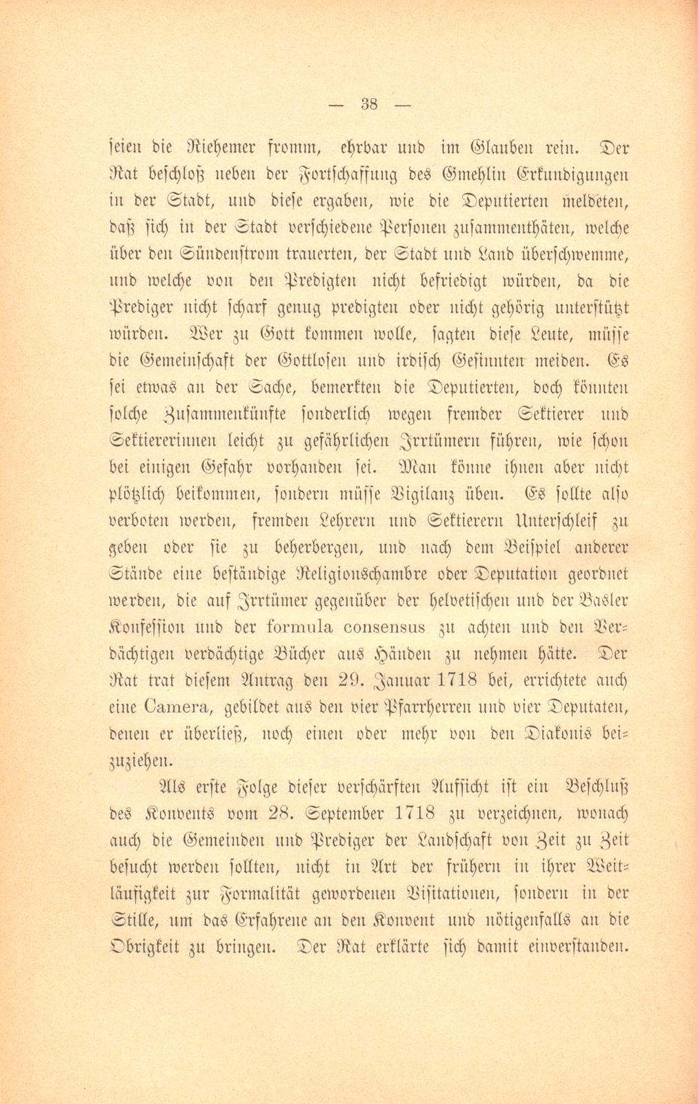 Die Basler Separatisten im ersten Viertel des XVIII. Jahrhunderts – Seite 9