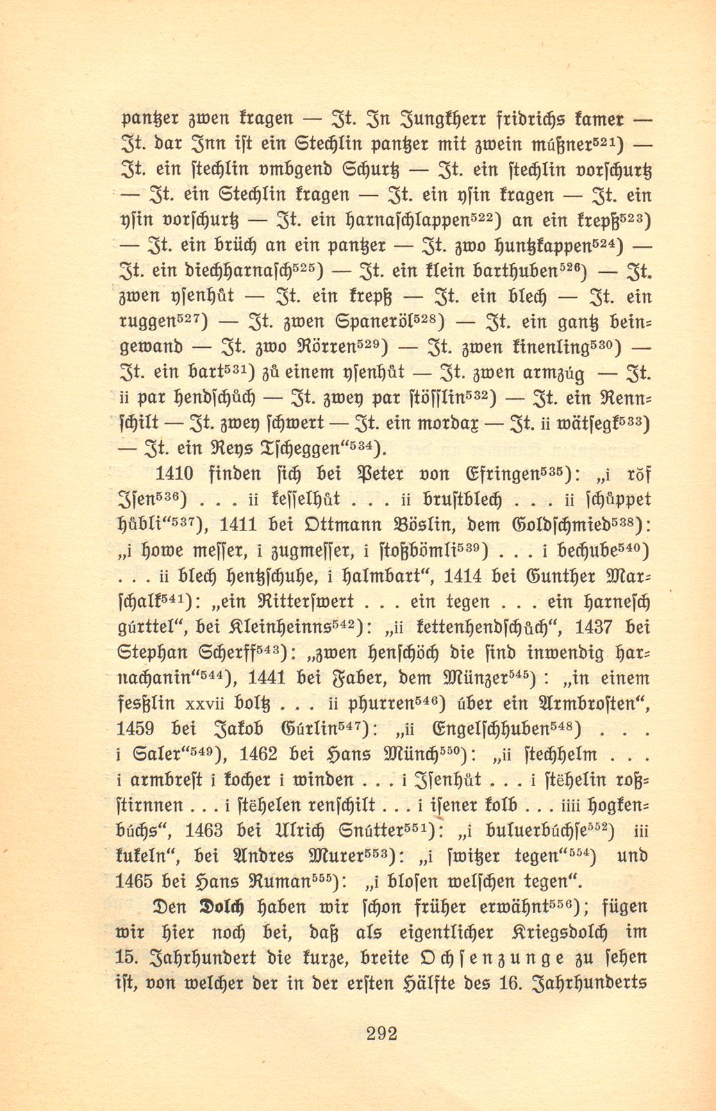 Der Basler Hausrat im Zeitalter der Spätgotik. (An Hand der schriftlichen Überlieferung.) – Seite 52