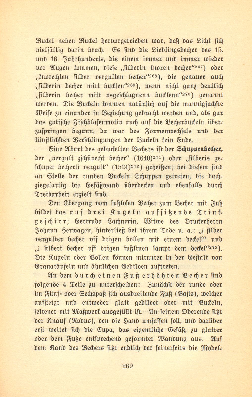 Der Basler Hausrat im Zeitalter der Spätgotik. (An Hand der schriftlichen Überlieferung.) – Seite 29