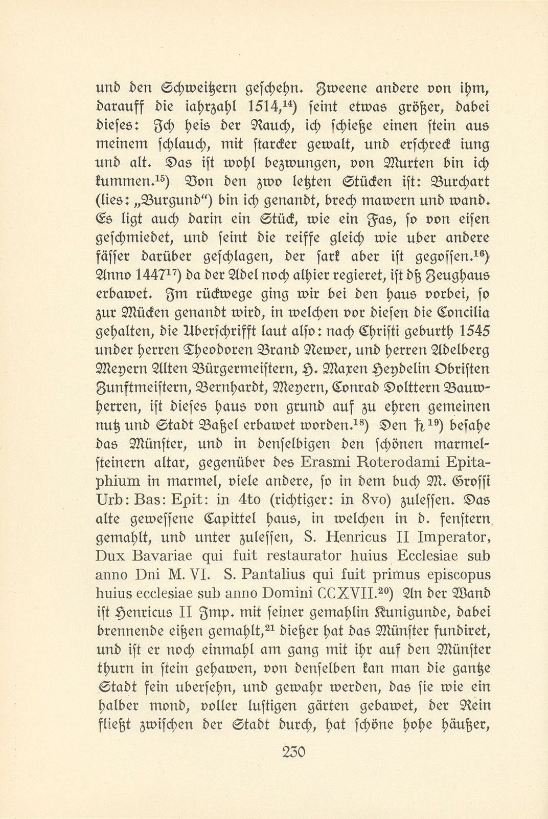 Herzog Ferdinand Albrecht von Braunschweig-Lüneburg und seine Beschreibung Basels vom Jahre 1658 – Seite 6