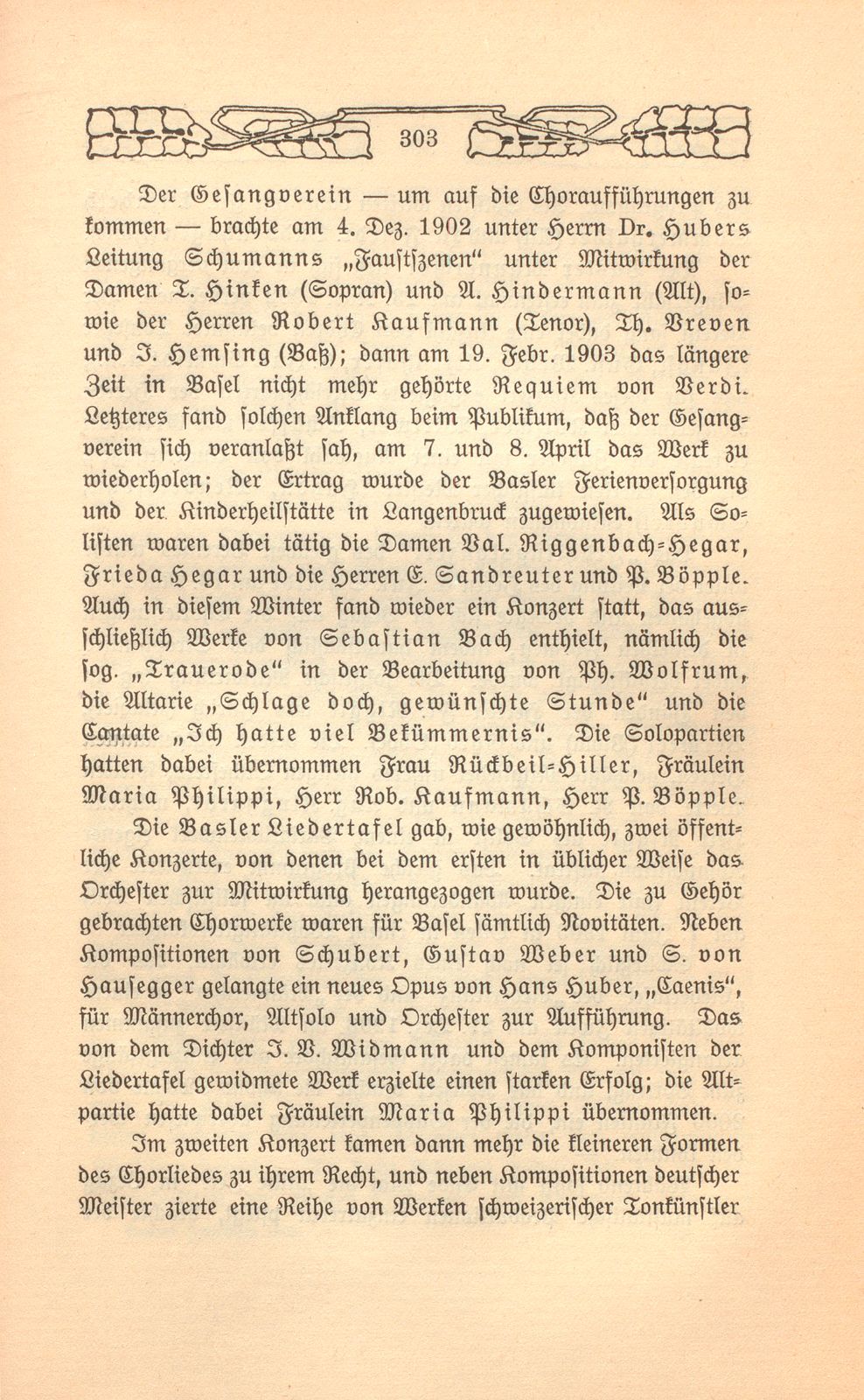 Das künstlerische Leben in Basel vom 1. November 1902 bis 31. Oktober 1903 – Seite 2