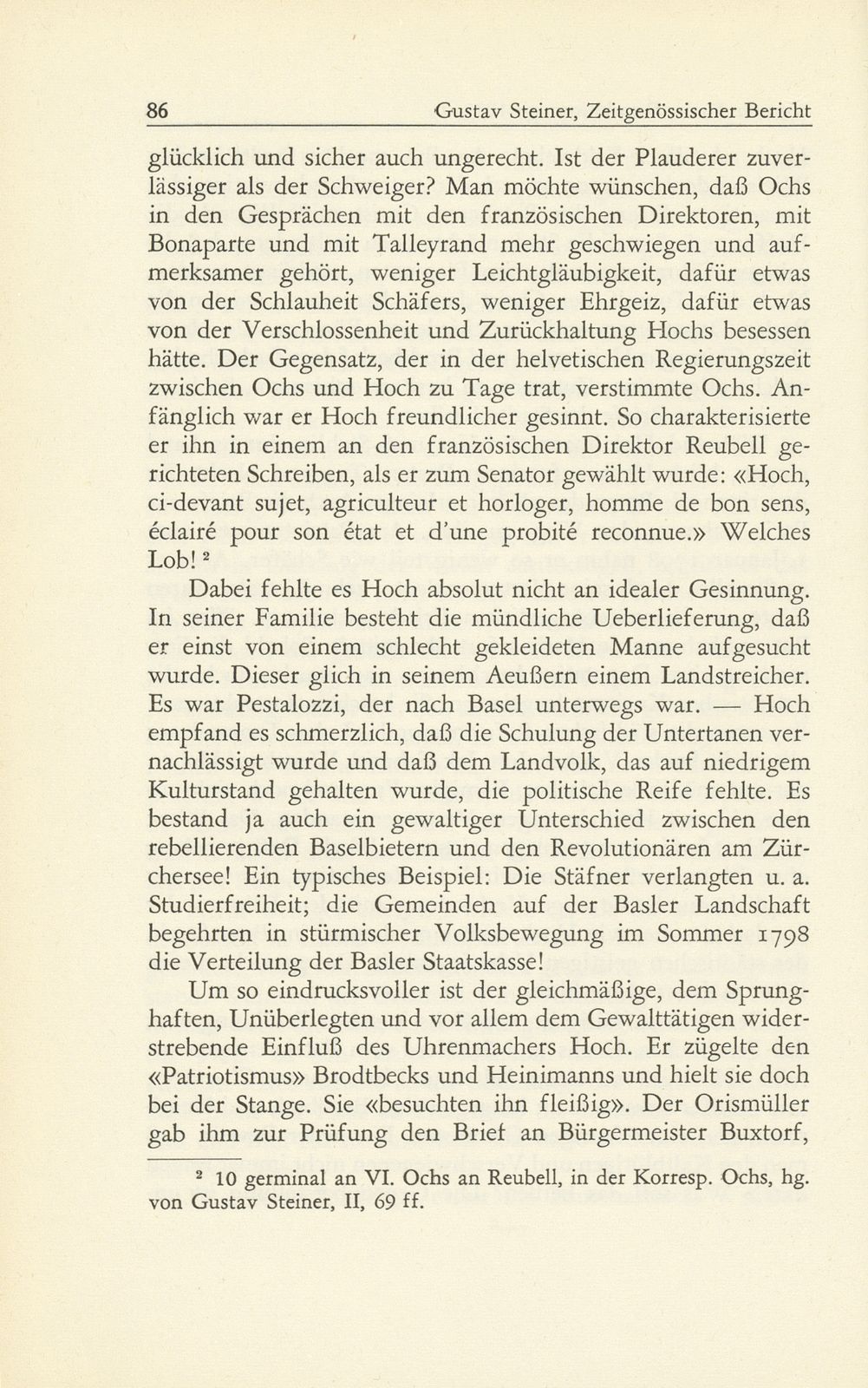 Zeitgenössischer Bericht über die Basler Revolution von 1798 [Wilhelm Hoch] – Seite 12