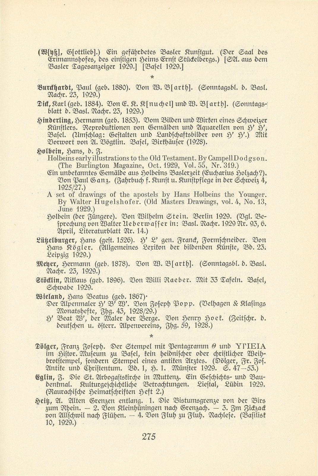 Basler Bibliographie 1929 – Seite 9