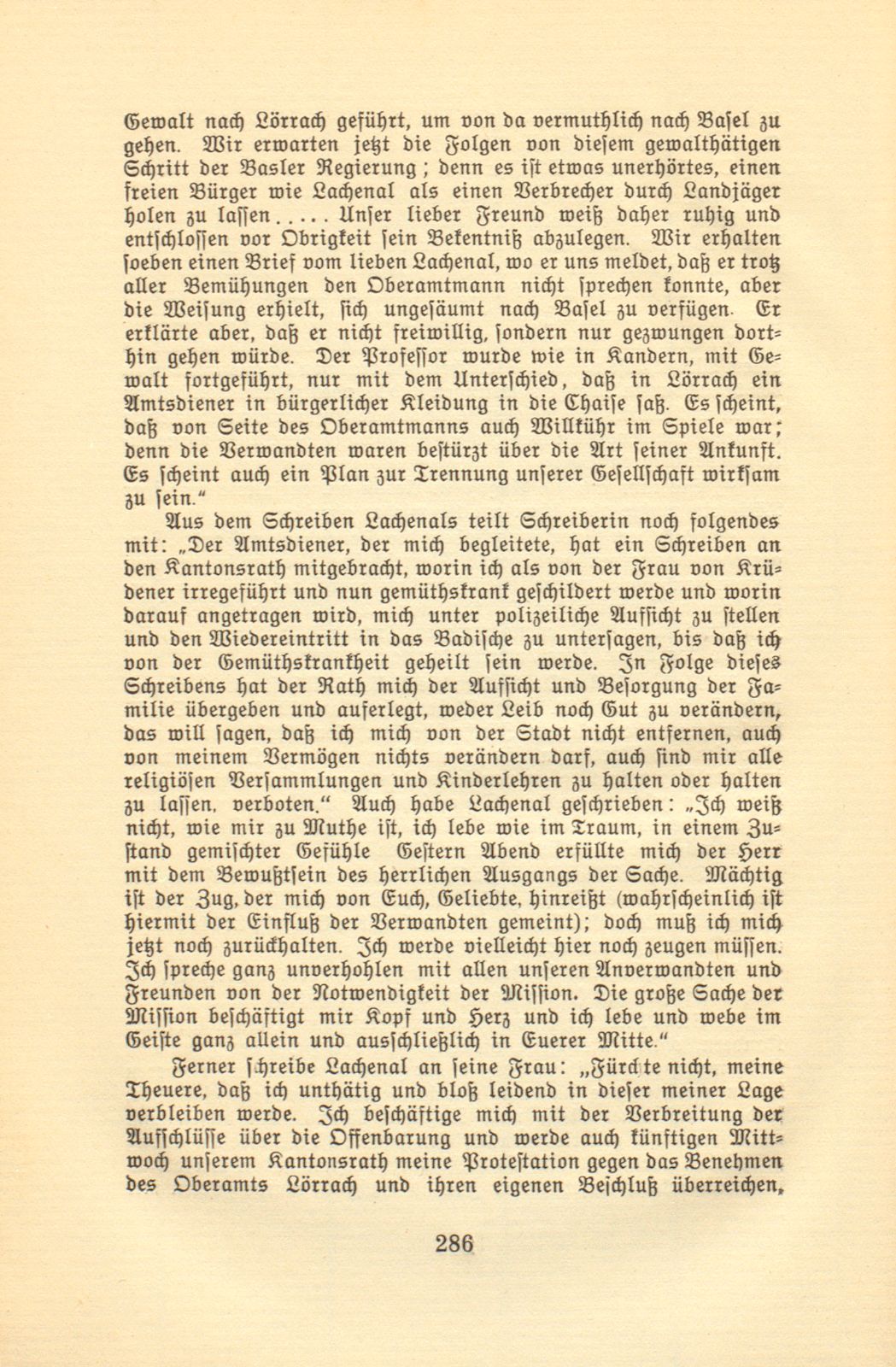 Kurze Notizen aus den Lebensumständen von Friedrich Lachenal – Seite 30